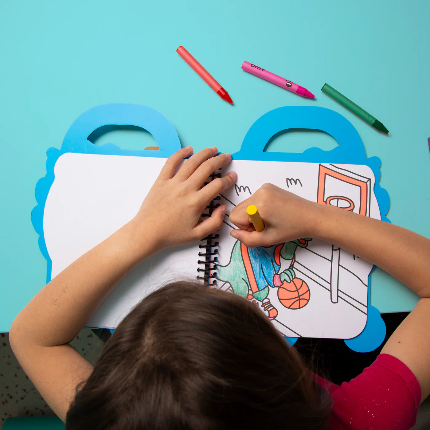 OMY Super Kleur- & Stickerboek Dino