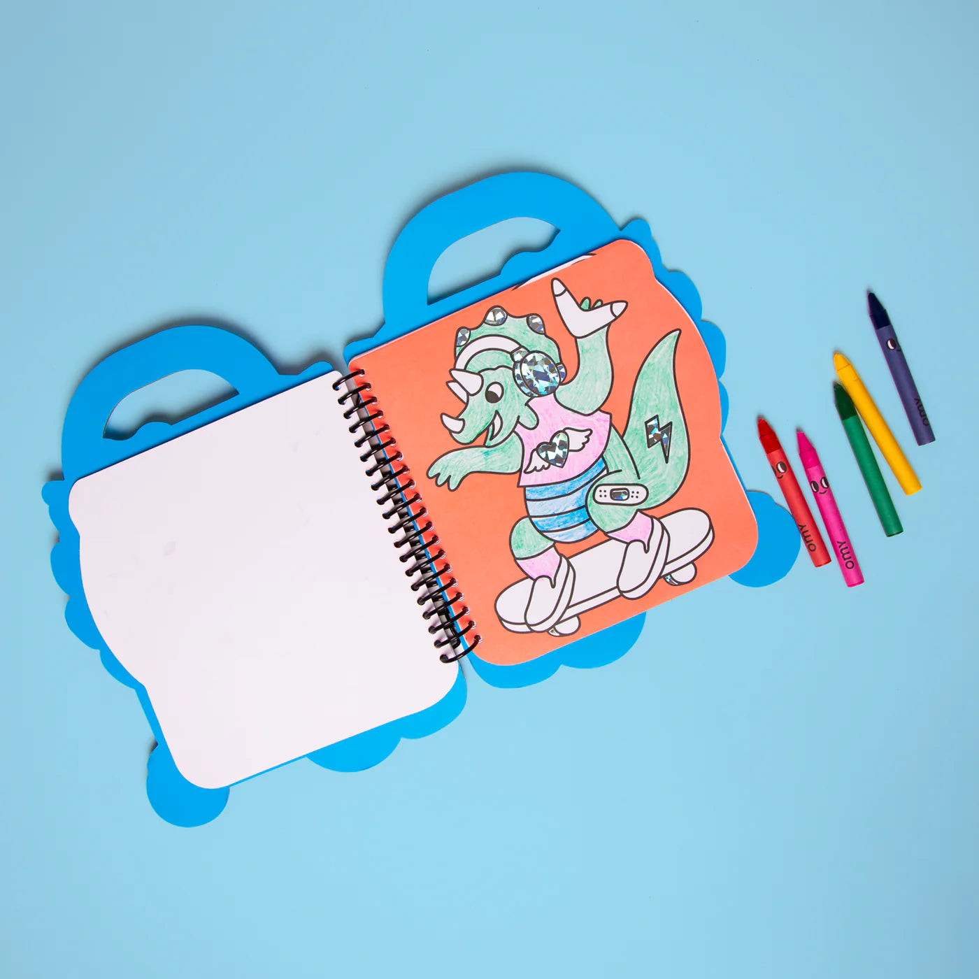 OMY Super Kleur- & Stickerboek Dino