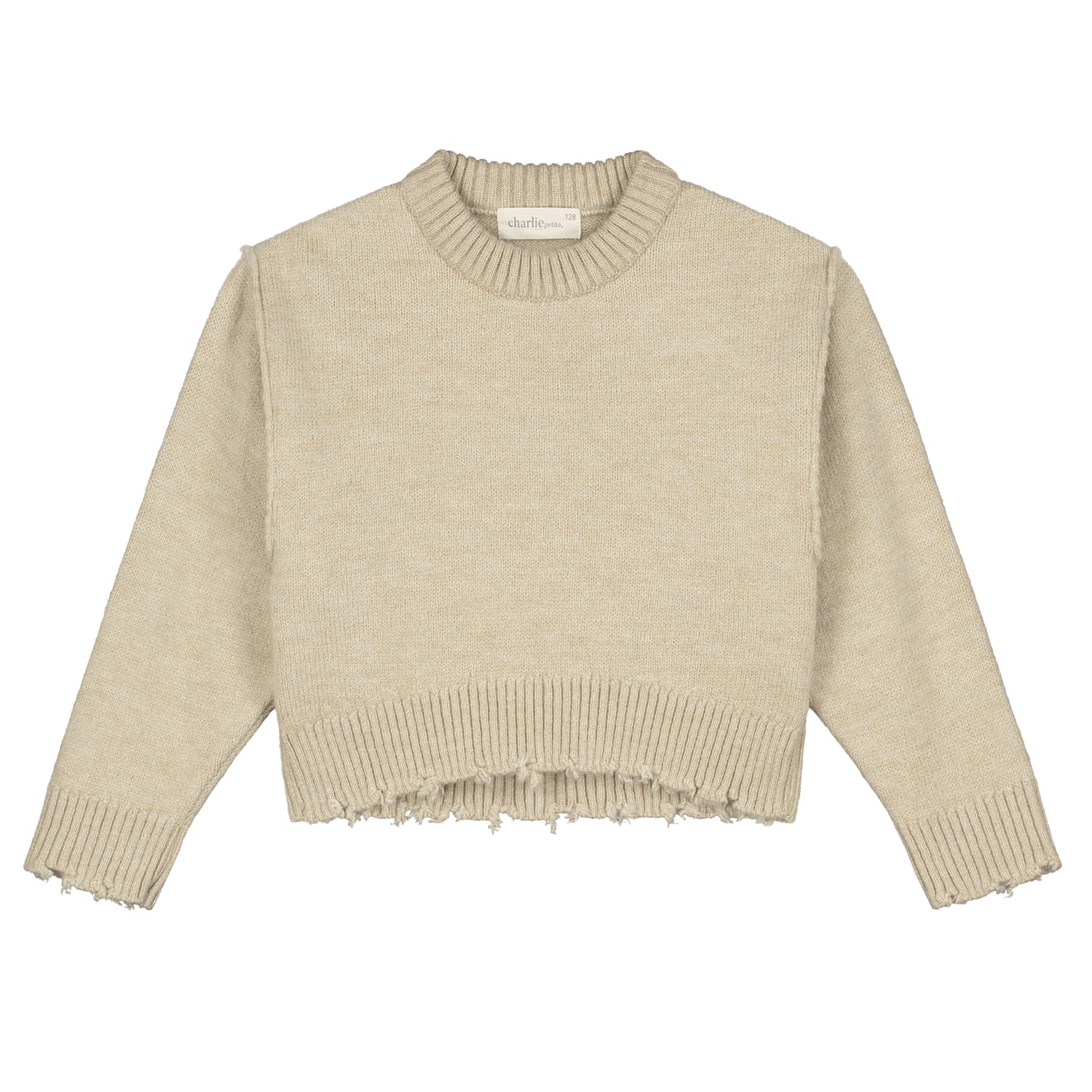 Charlie Petite Joan Sweater Beige Melange Girls