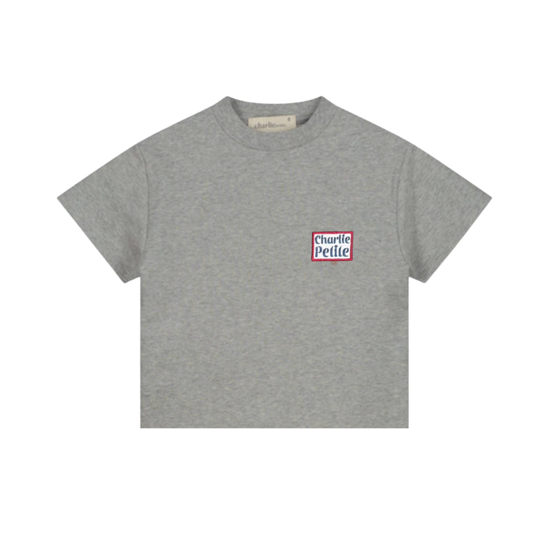 Charlie Petite Presley Grey Melange T-shirt
