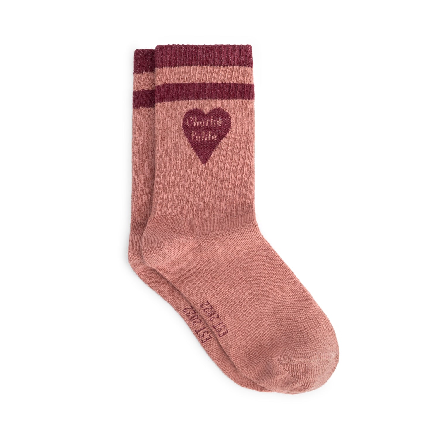Charlie Petite Soy Sokken Pink Bordeaux