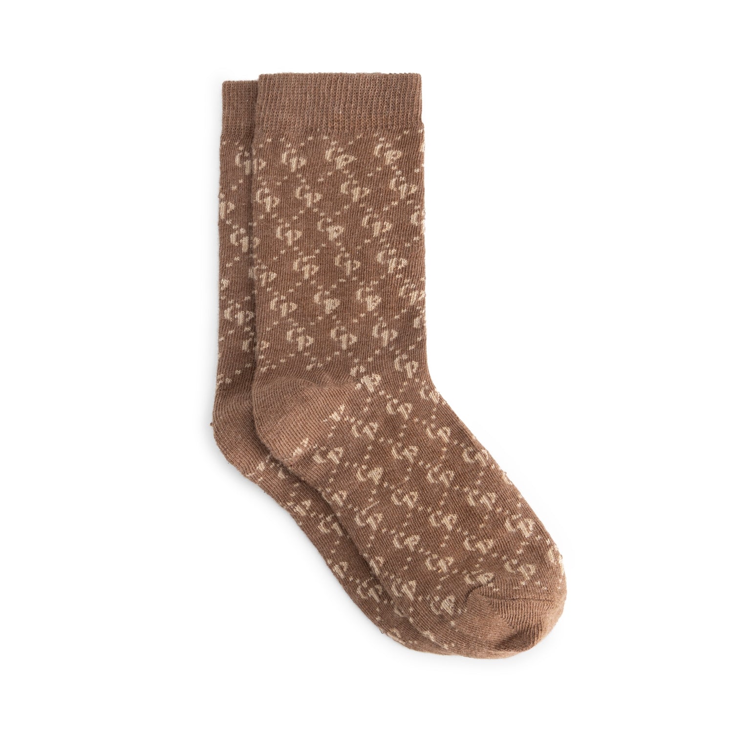 Charlie Petite Jules Sokken Dark Brown Camel melange