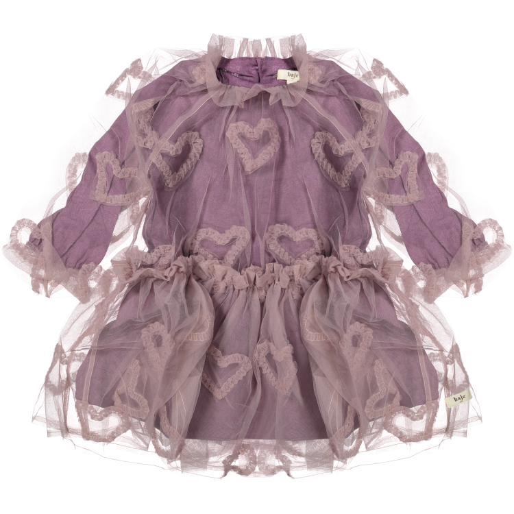 Baje Studio Camberlya Purple Plum Jurk