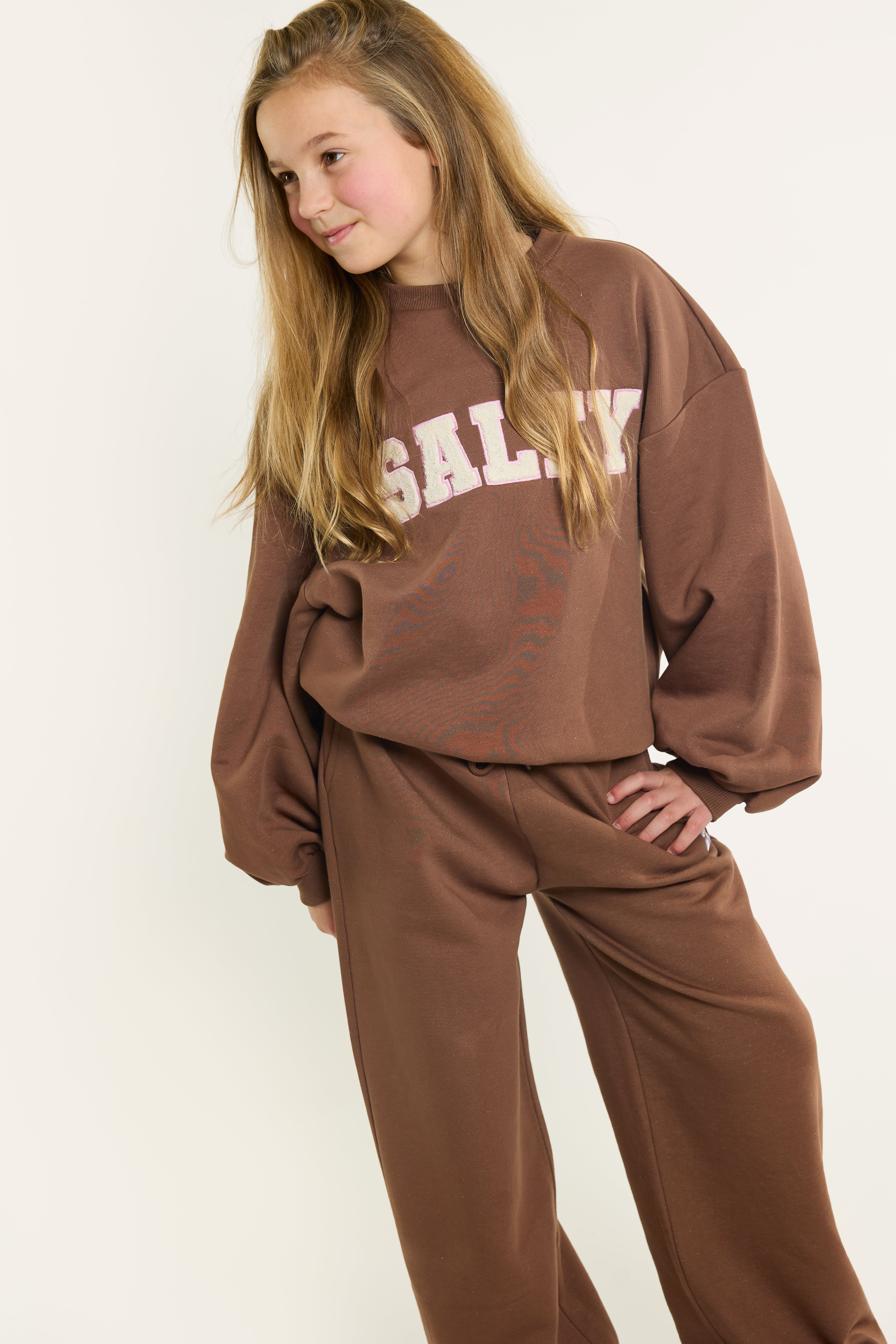 Salty Stitch Sweater Brown