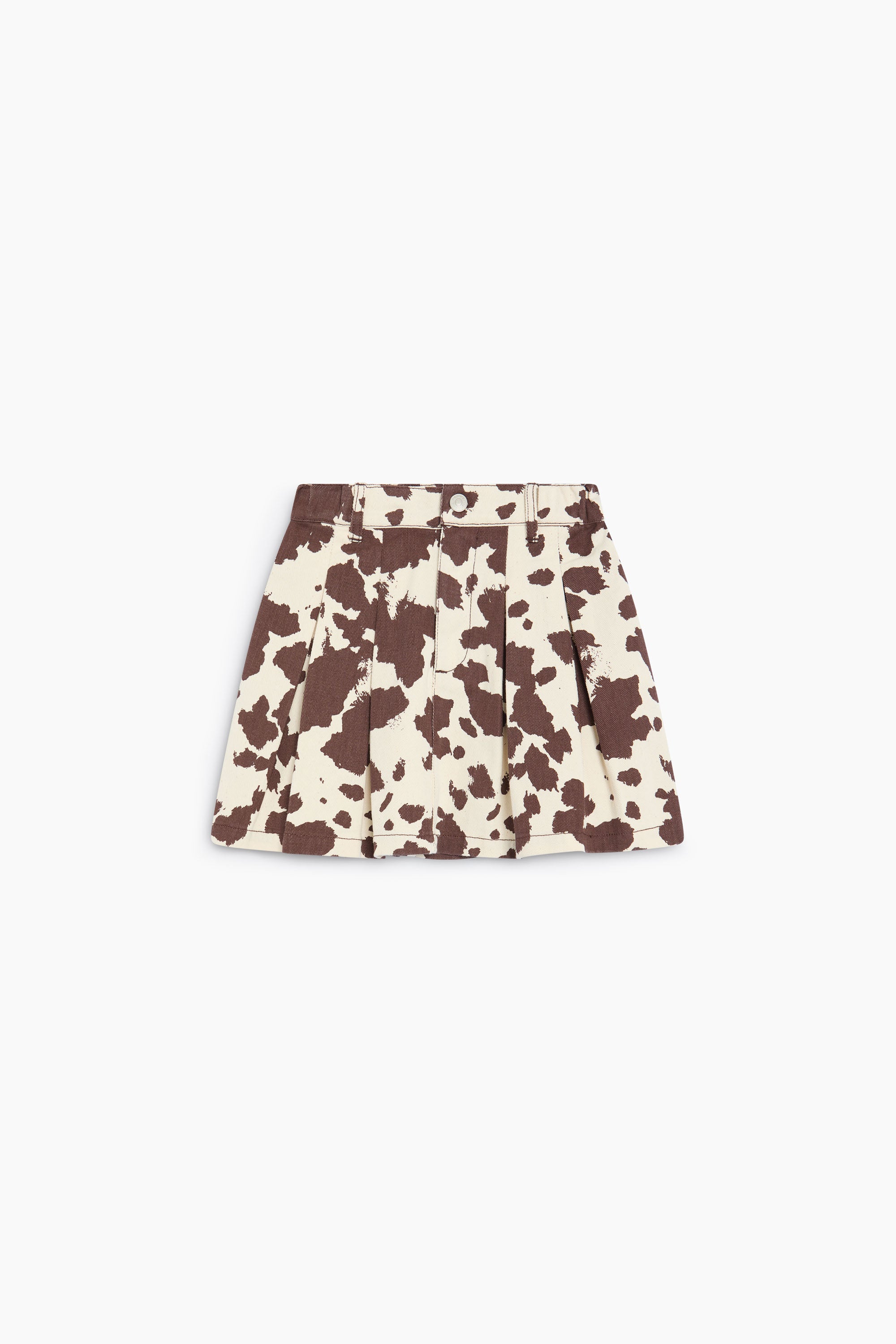 The New Society Dakota Skirt Cow Print