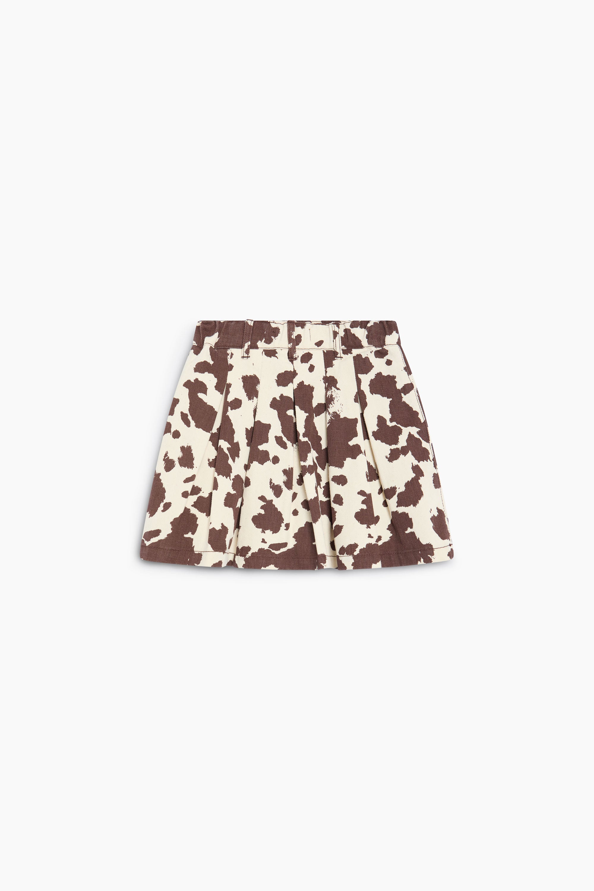 The New Society Dakota Skirt Cow Print