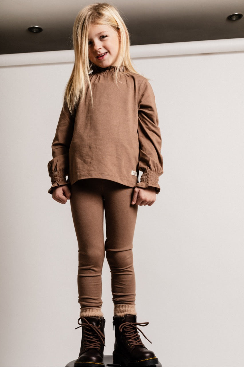 Baje Studio  Ela Brown Cacao Longsleeve Shirt