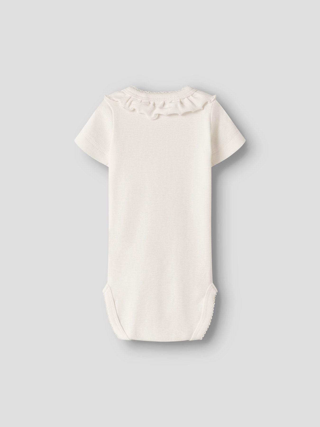 Lil Atelier Coconut Milk Romper Ruffle Kraag