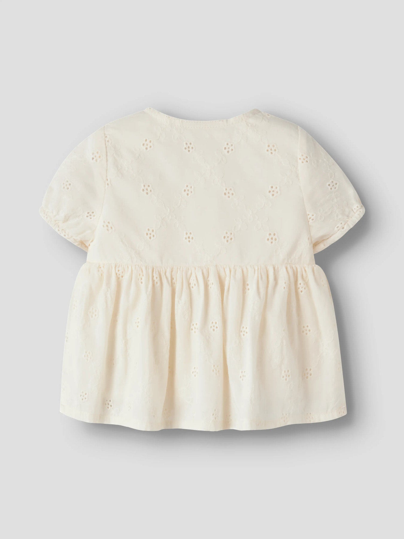 Lil Atelier Baby Tuniek Shirt Beige Brodery