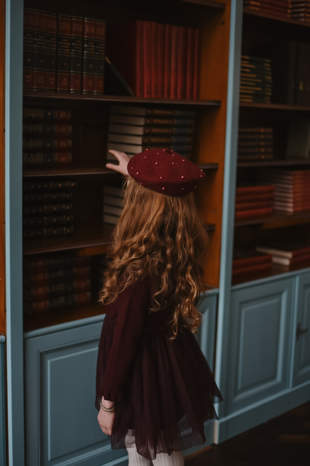 LRDM Petits Julie Tutu Dress Burgundy Dress
