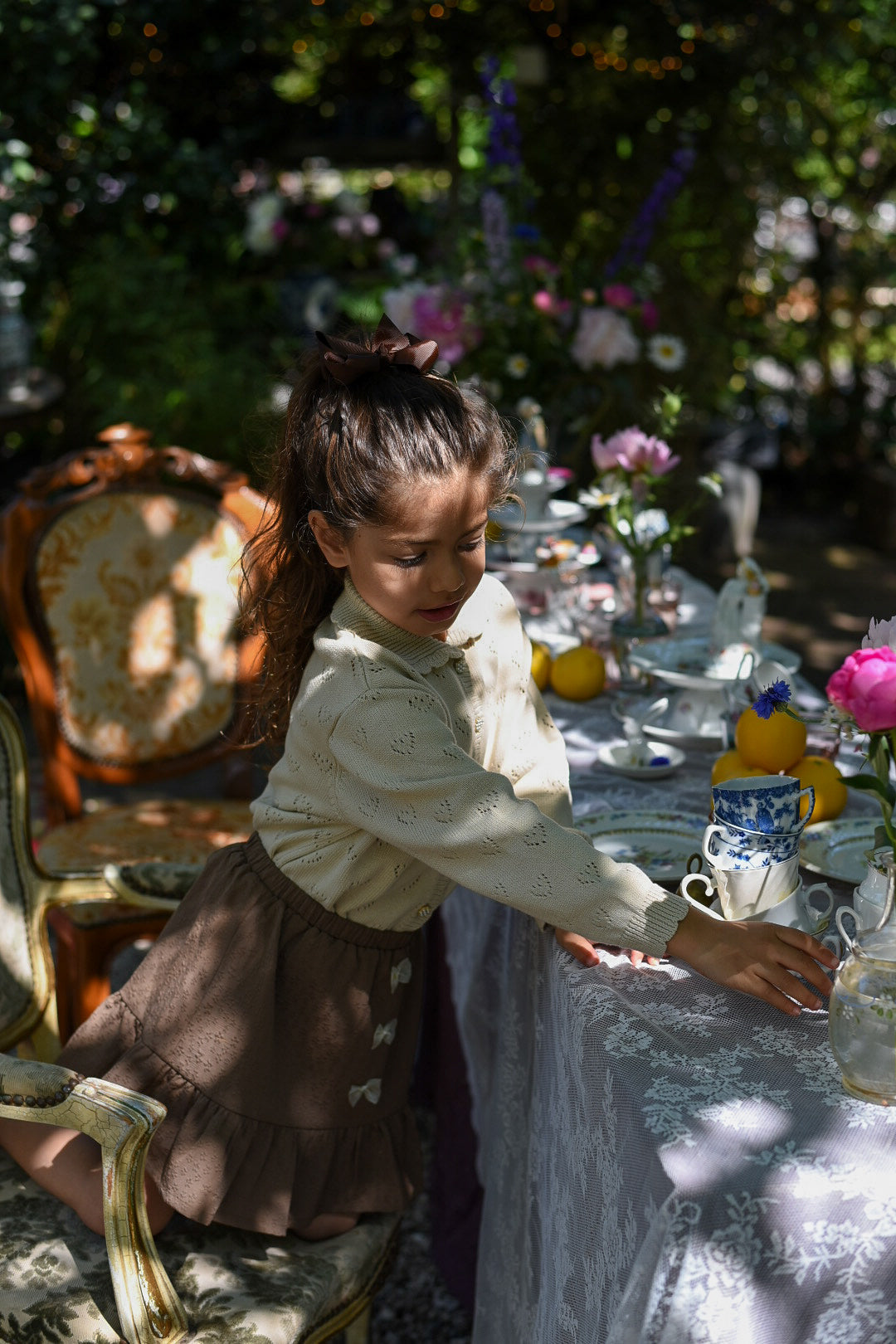 LRDM Petits Fennie Cardigan Light Sand