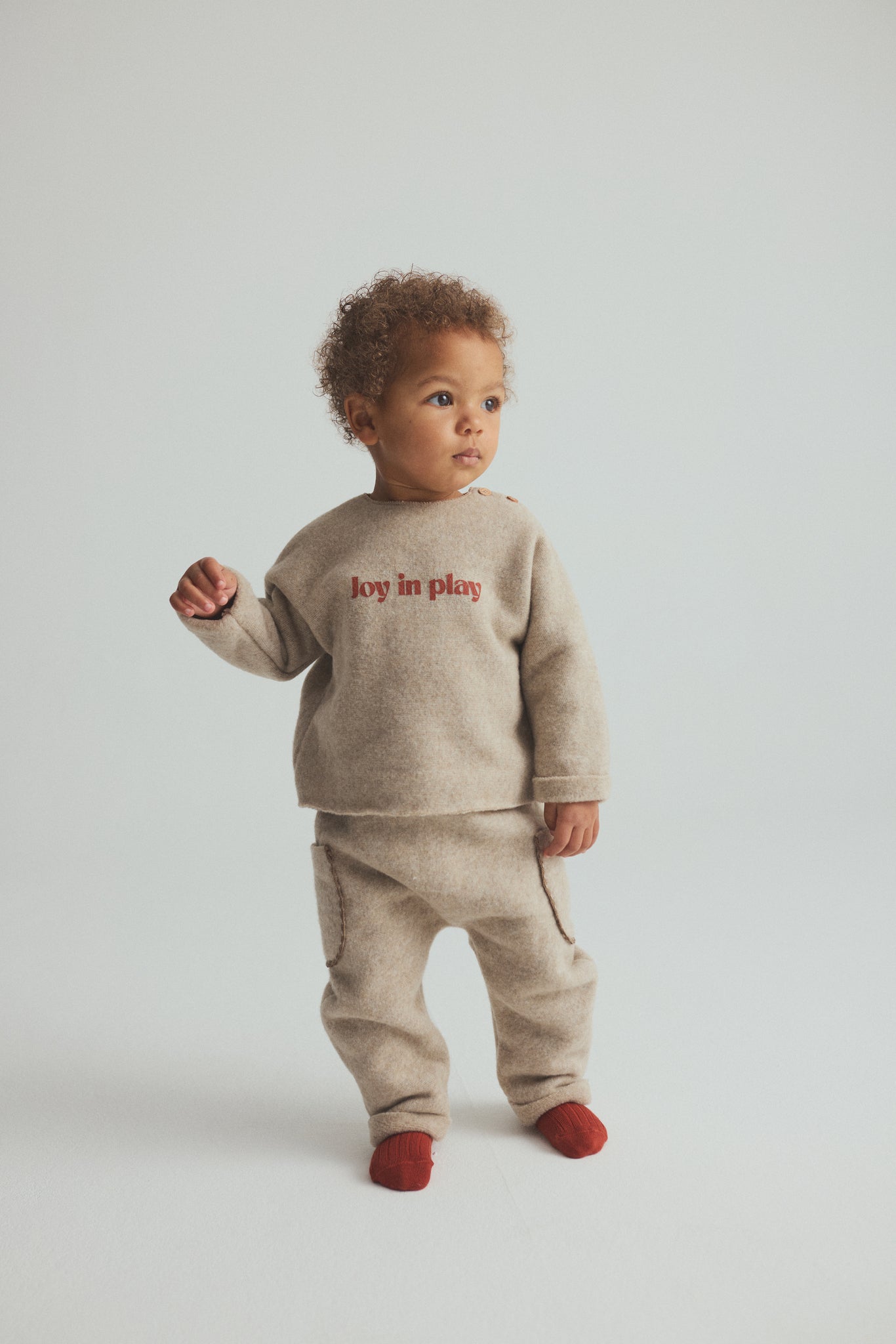 My Little Cozmo Baby Gante Stone Soft Bamboo Sweater