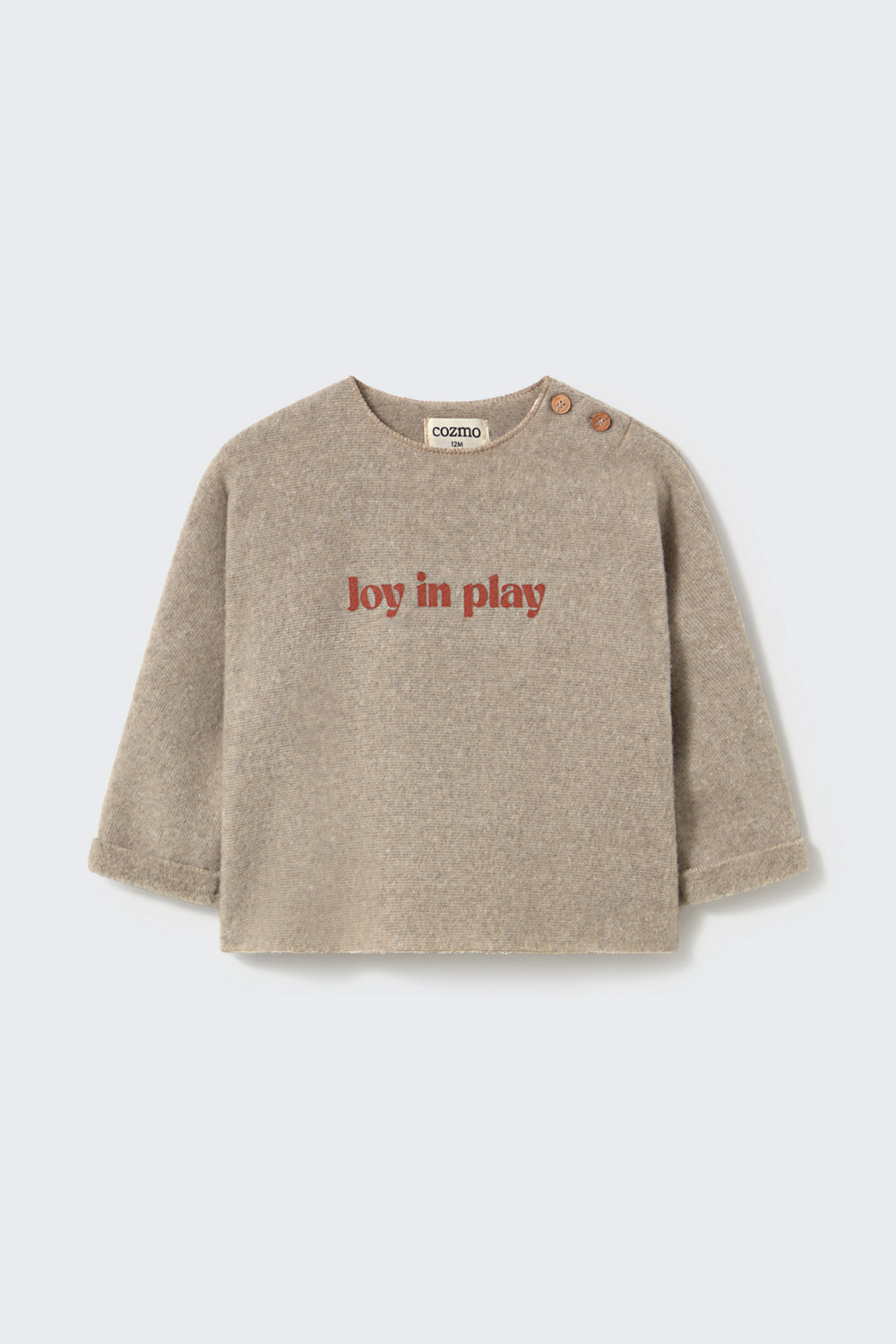 My Little Cozmo Baby Gante Stone Soft Bamboo Sweater