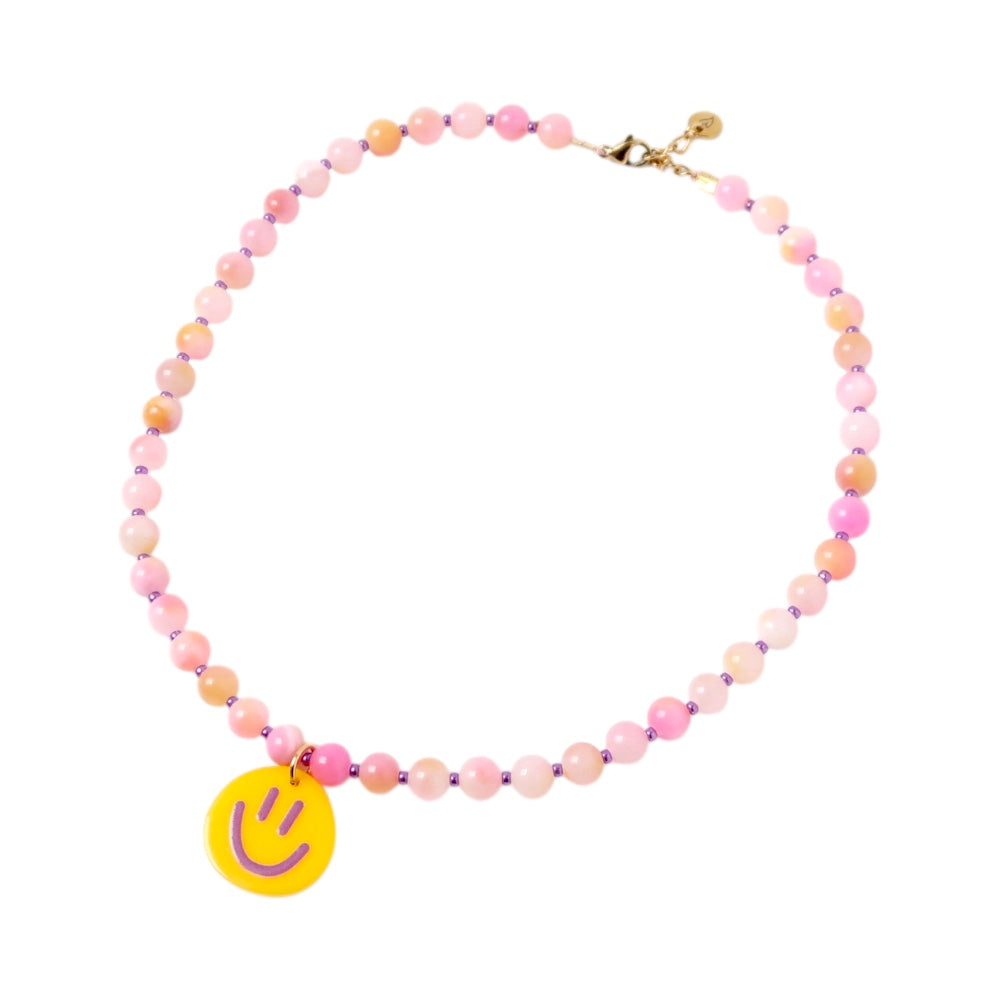 Love Issue Big Yellow Smile Ketting