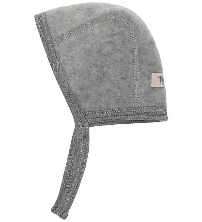 HUTTELiHUT Bonnet Muts Wool Fleece Medium Grey Melange