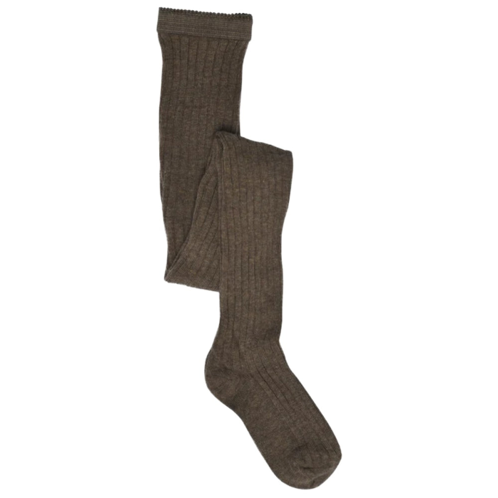 MP Denmark Rib Tights Brown Melange