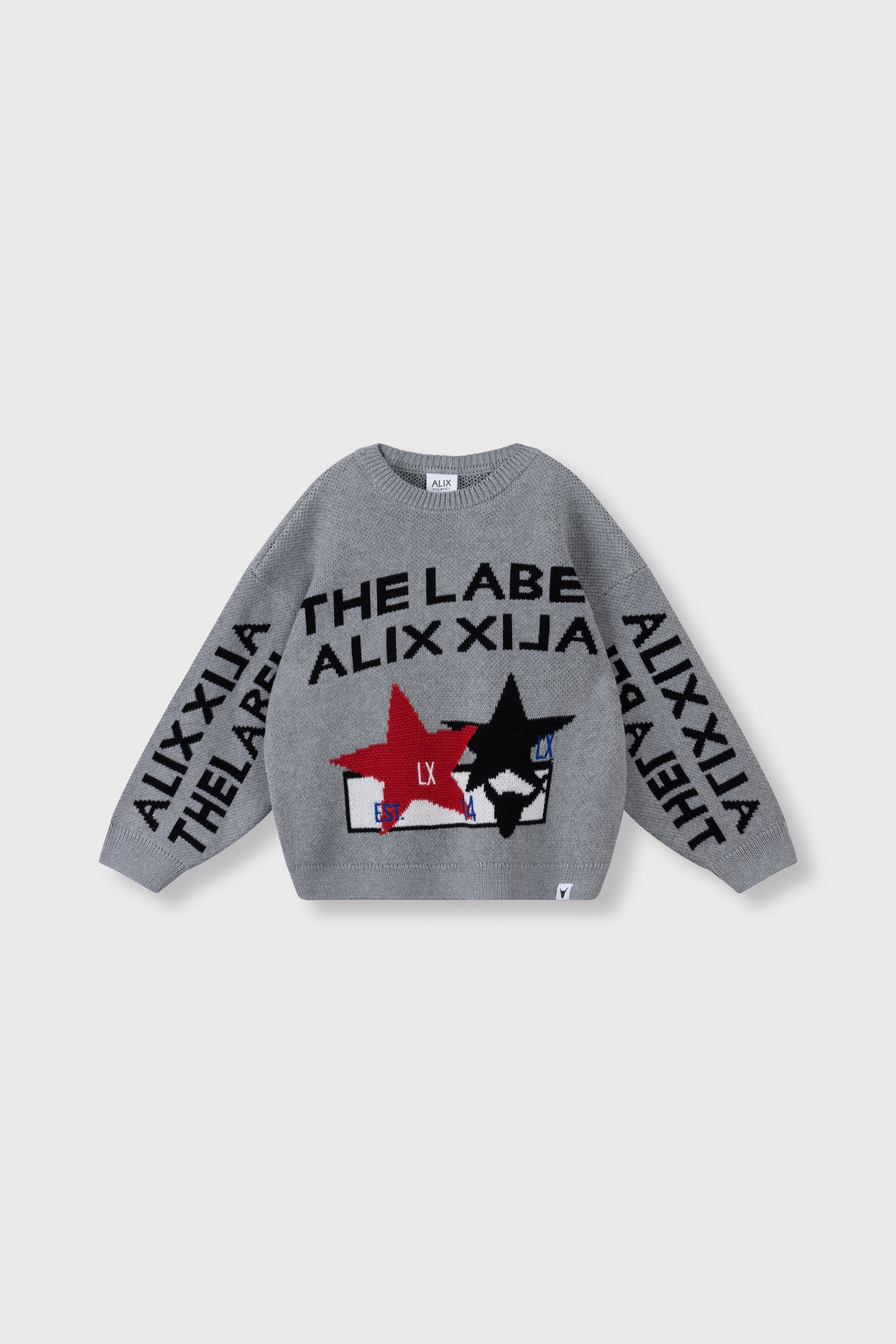 Alix Mini Knitted Jacquard Pullover