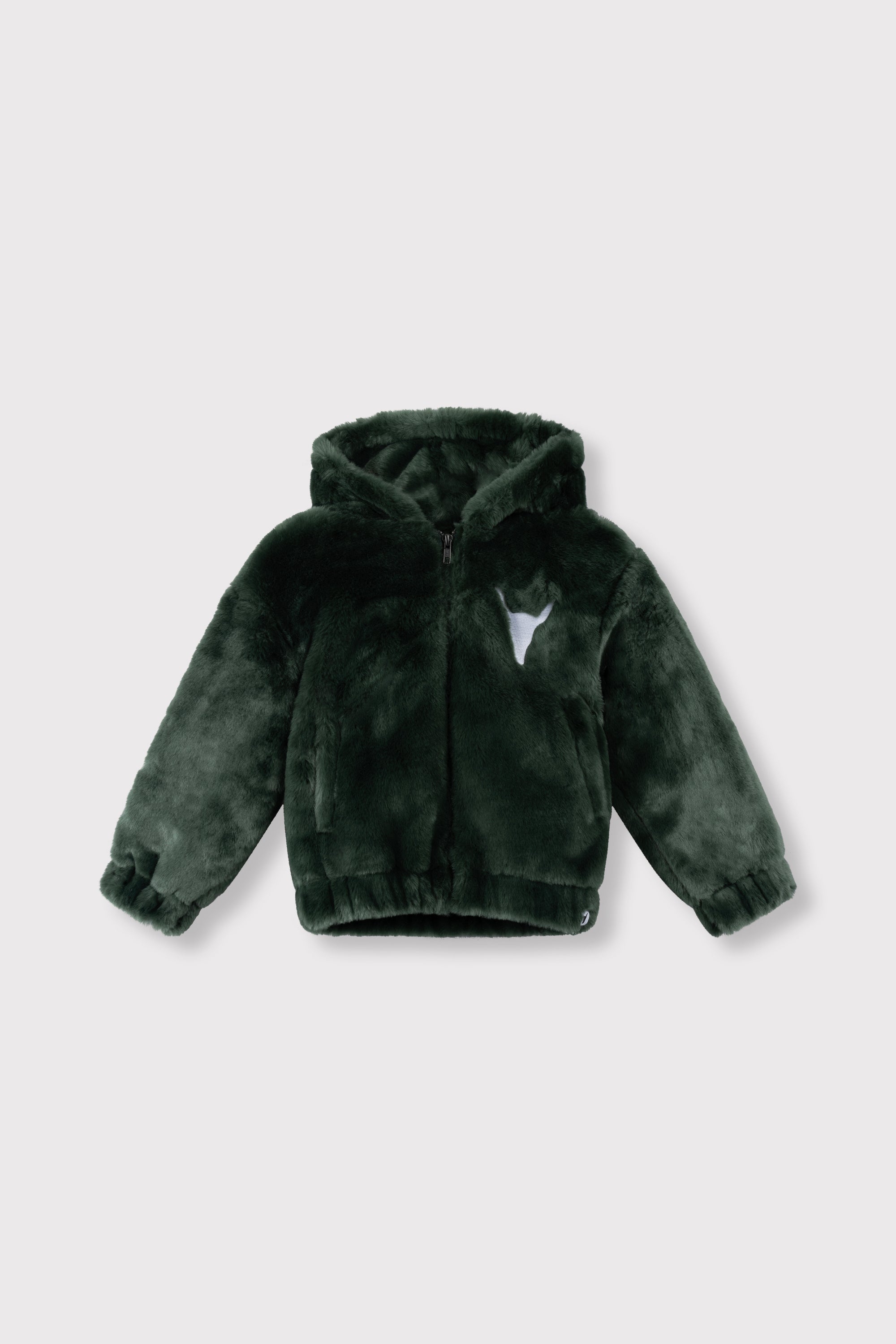 Alix Mini Woven Faux Fur Jacket Girls