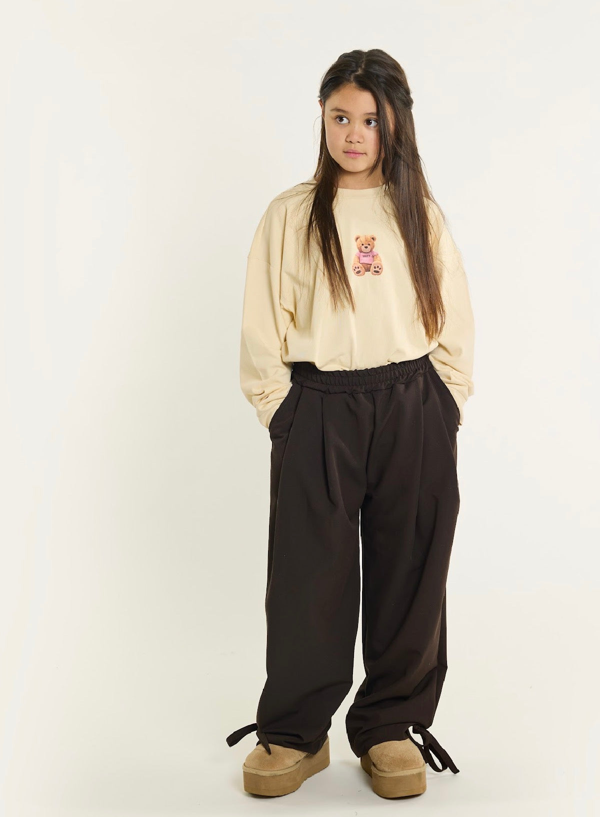 Salty Stich Pantalon bruin
