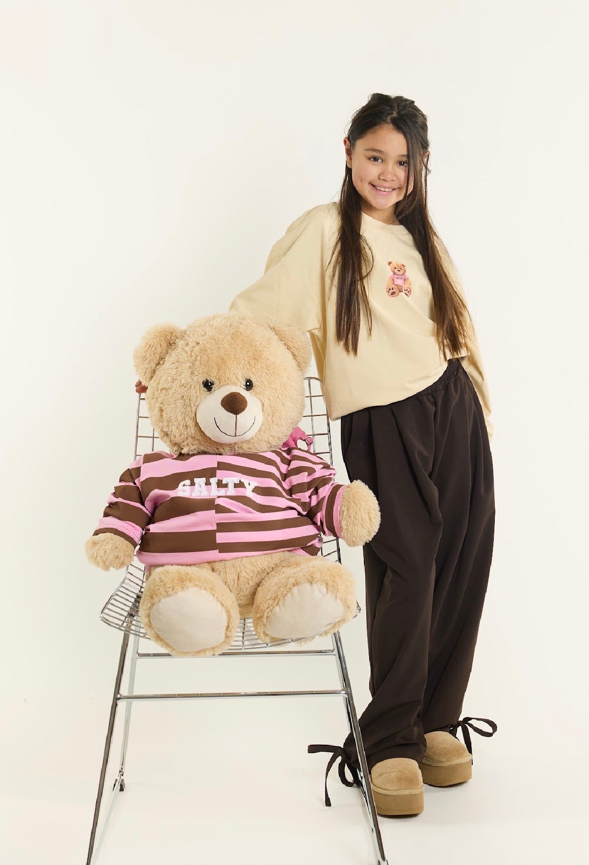 Salty Stich Pantalon bruin