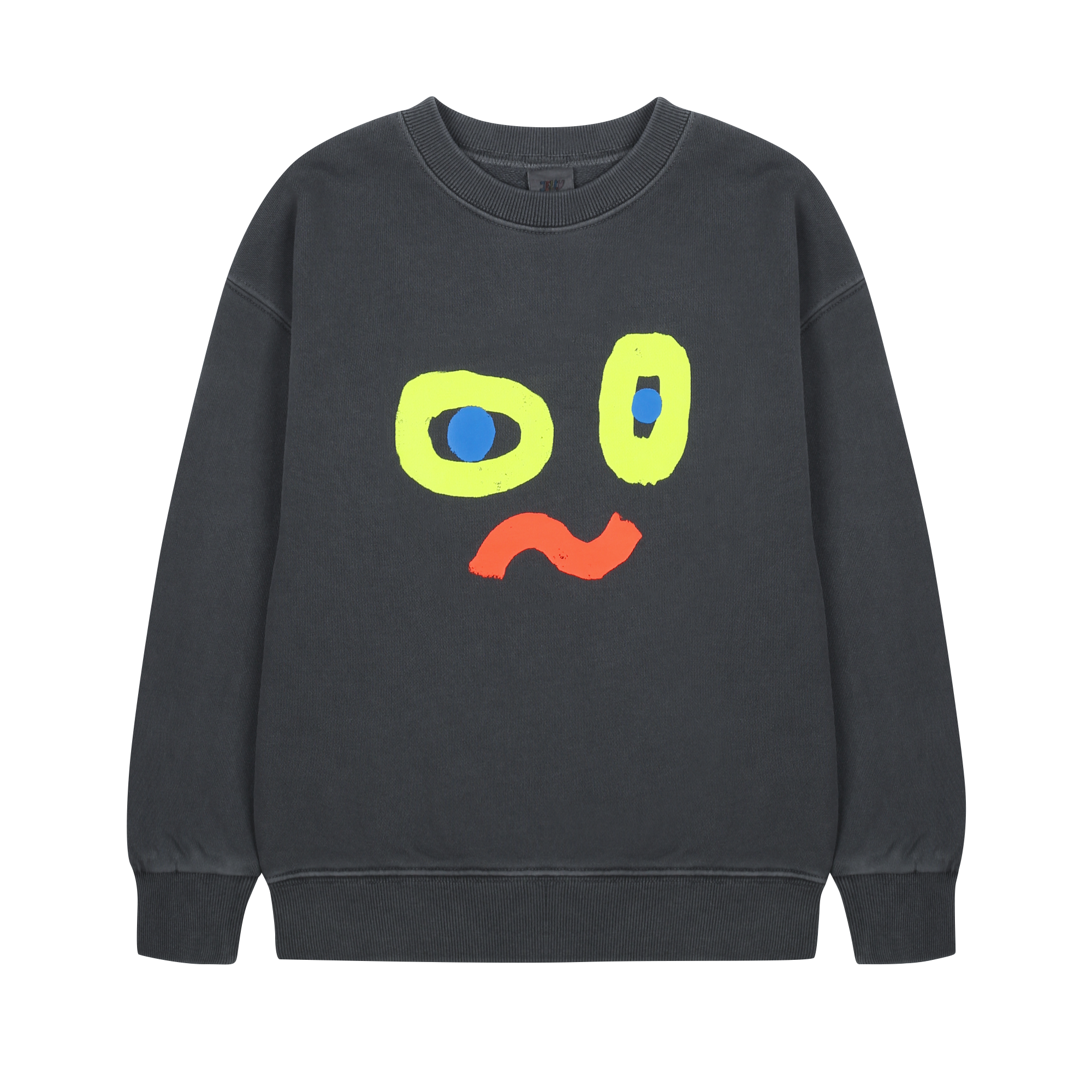 Jelly Mallow Catchy Face Pigment Sweatshirt (glow in the dark)