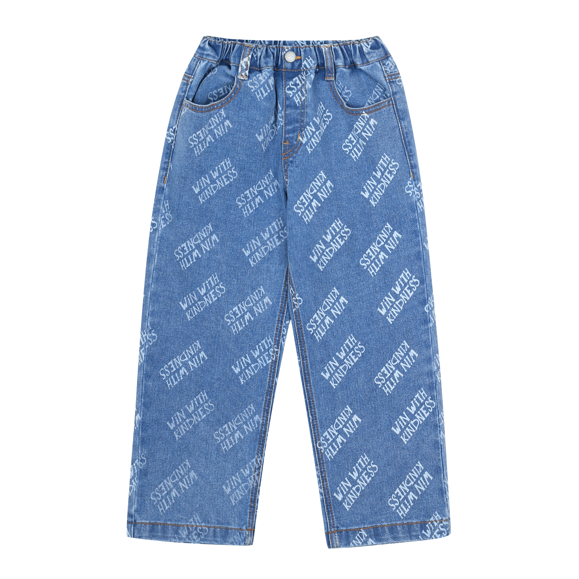 Jelly Mallow Kindness Denim Pants Unisex