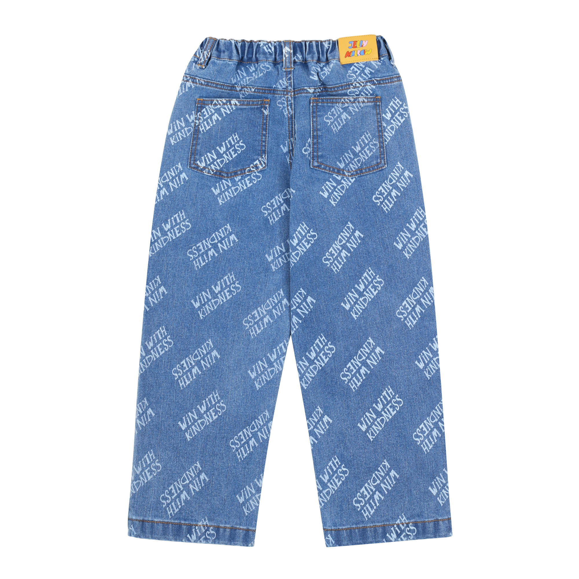 Jelly Mallow Kindness Denim Pants Unisex