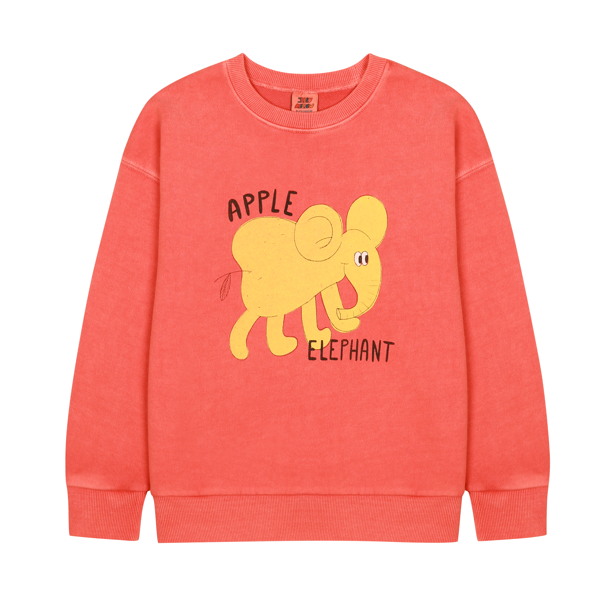 Jelly Mallow Elephant Pigment Sweatshirt