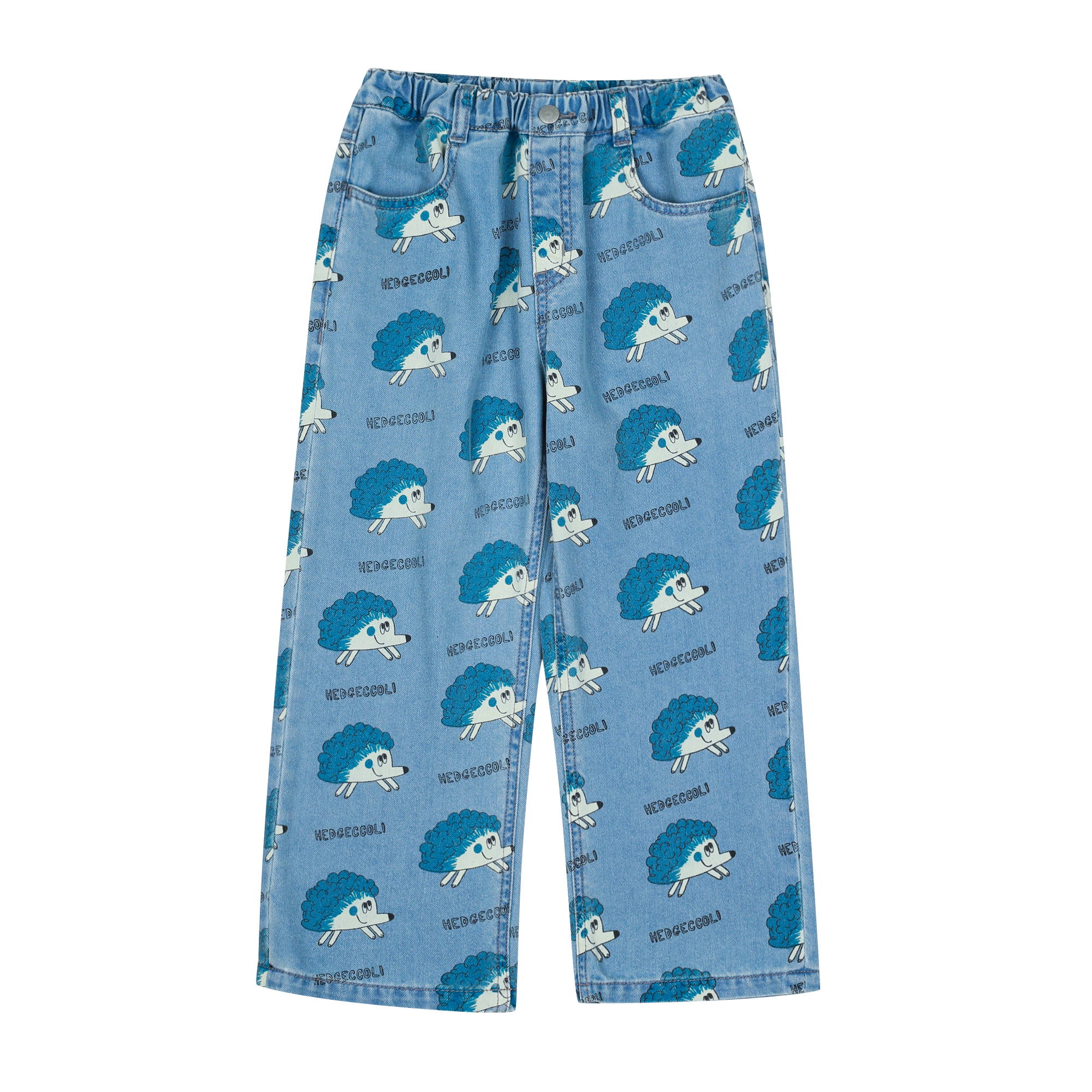 Jelly Mallow Hedgehog Denim Pants