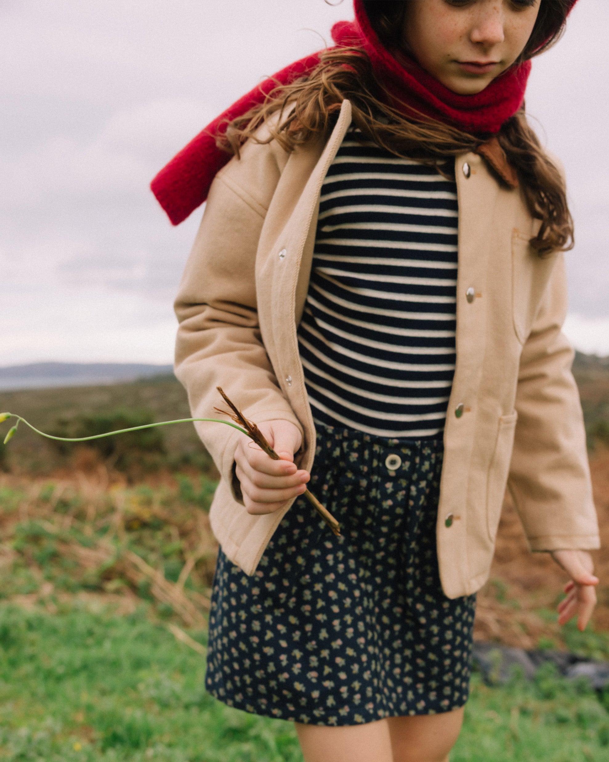 Búho Twill Jacket Biscuit Unisex