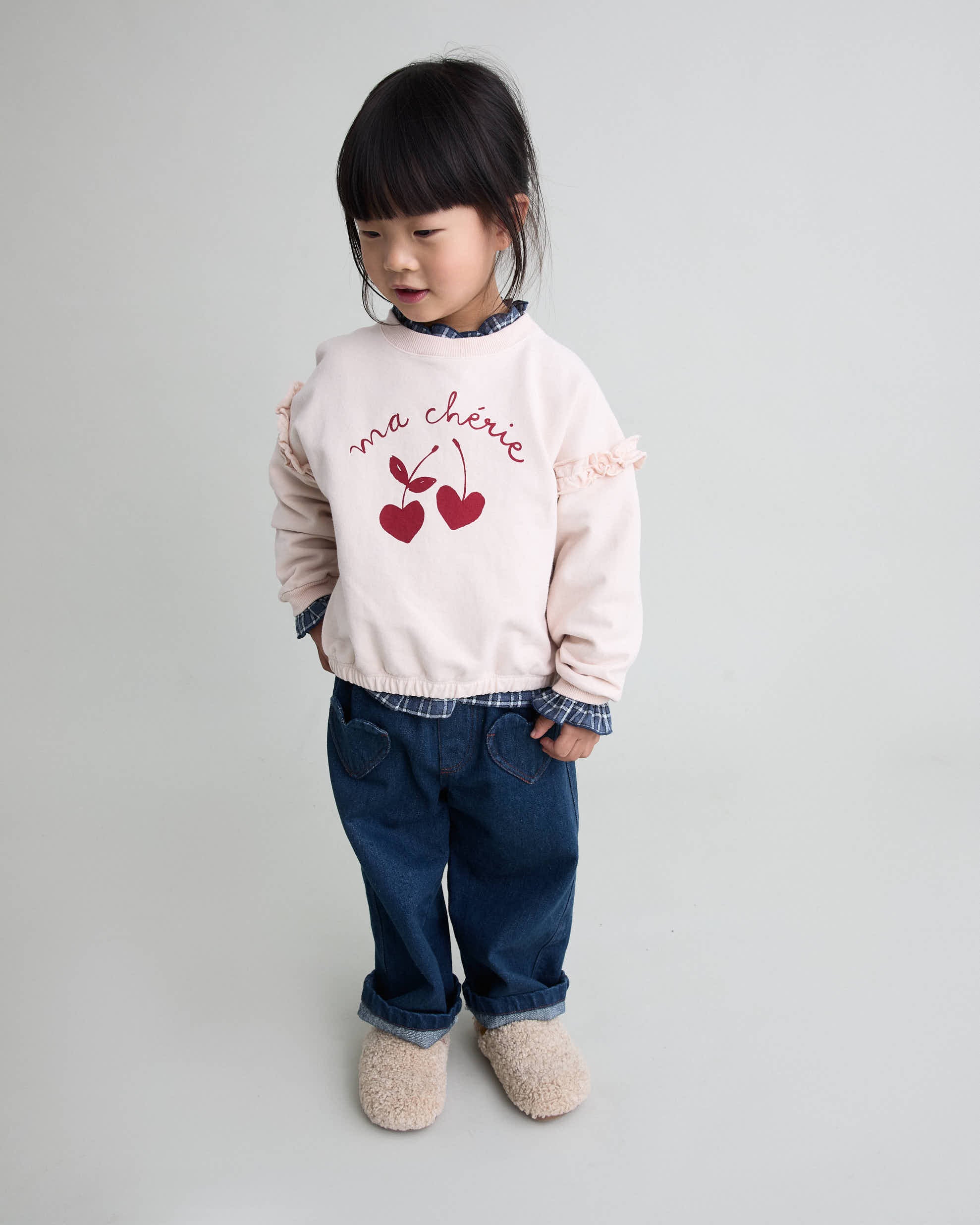 Búho Chérie Sweatshirt Cream Pink
