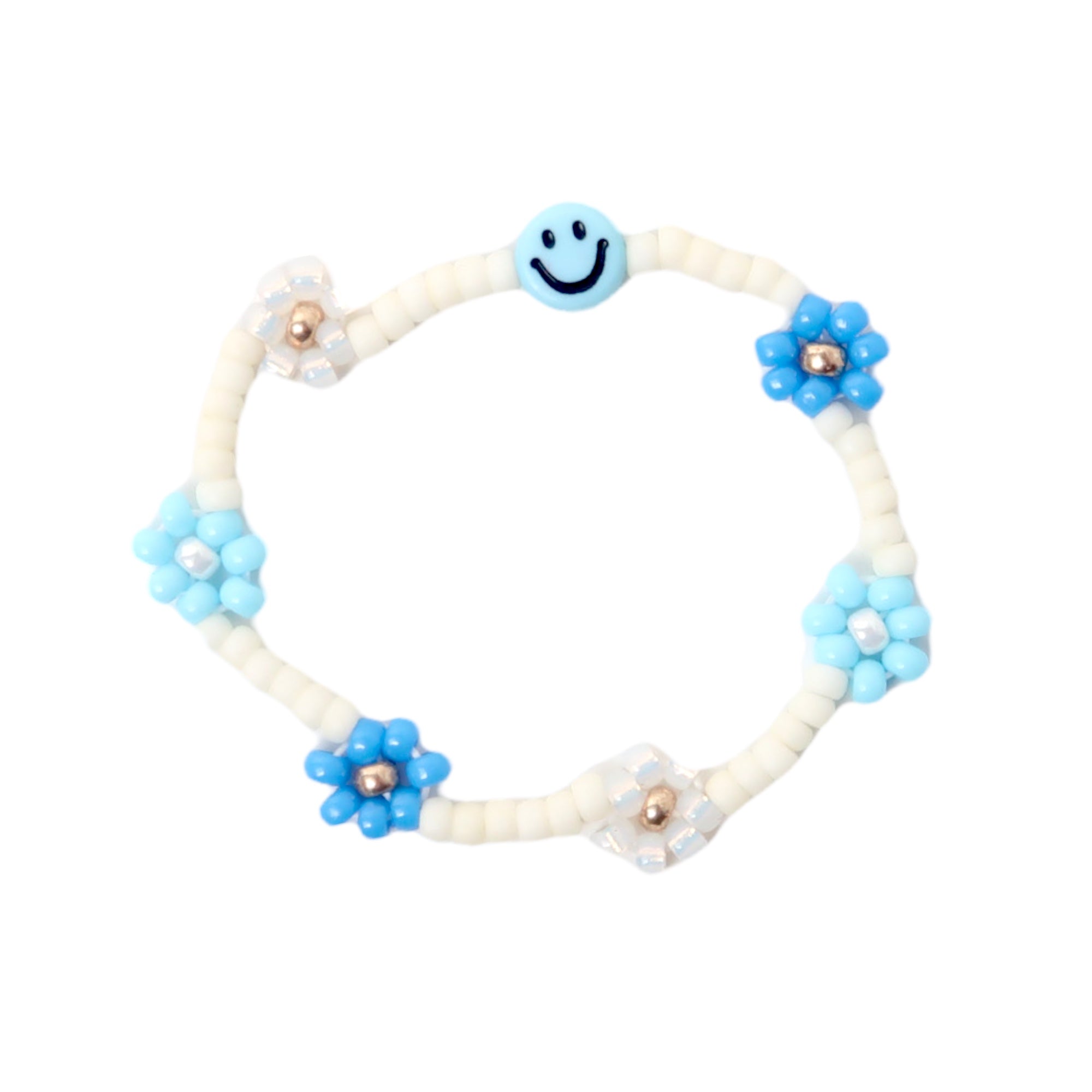 Love Issue - Bracelet "Daisy" Smiley-Baby blue