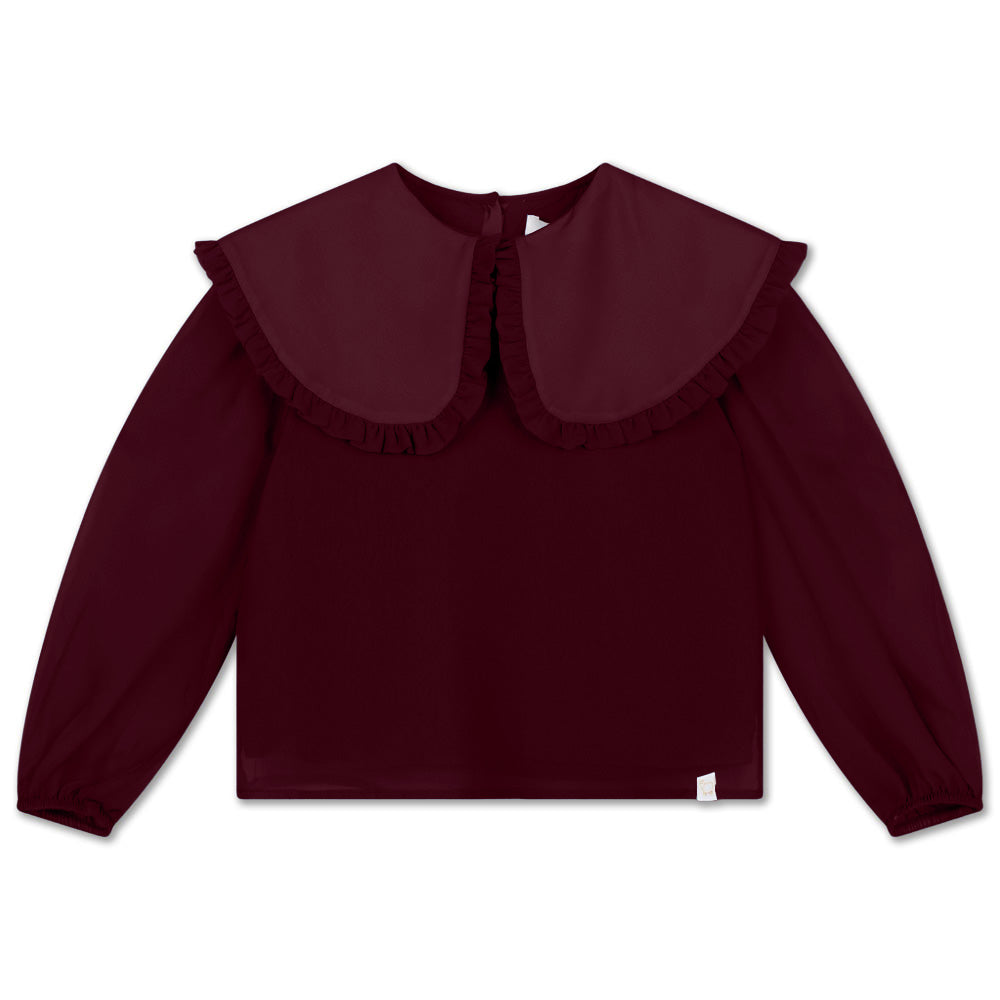 LRDM Petits Top Solid Burgundy