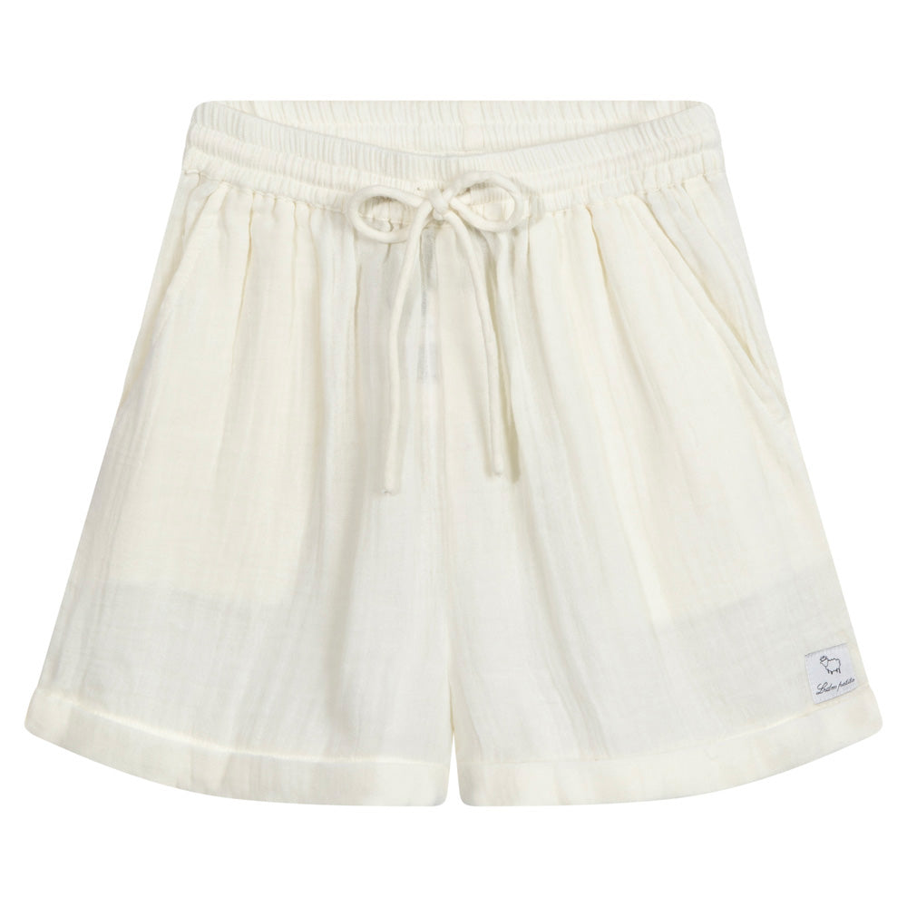 LRDM Petite Yves Short Antique white