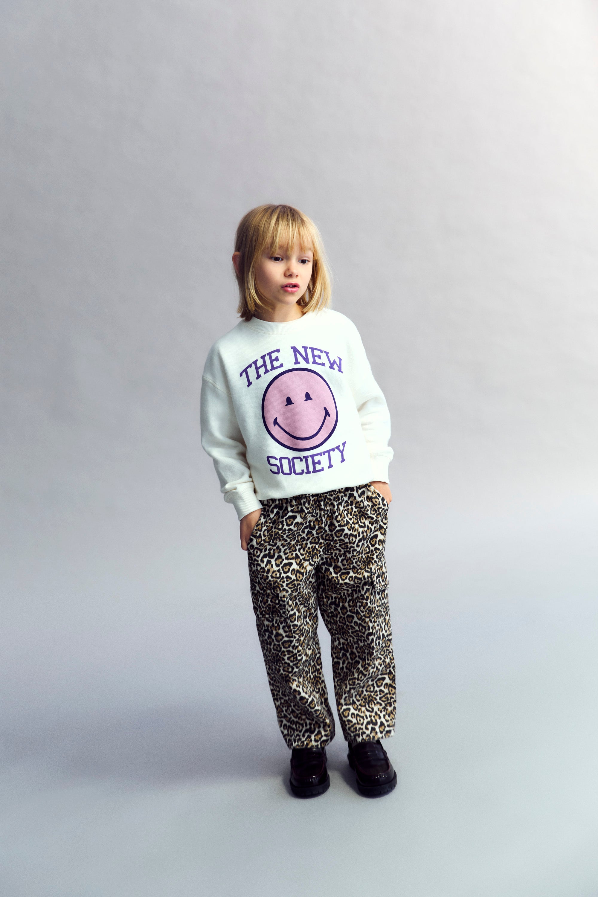 The New Society Smiley Sweatshirt Girls