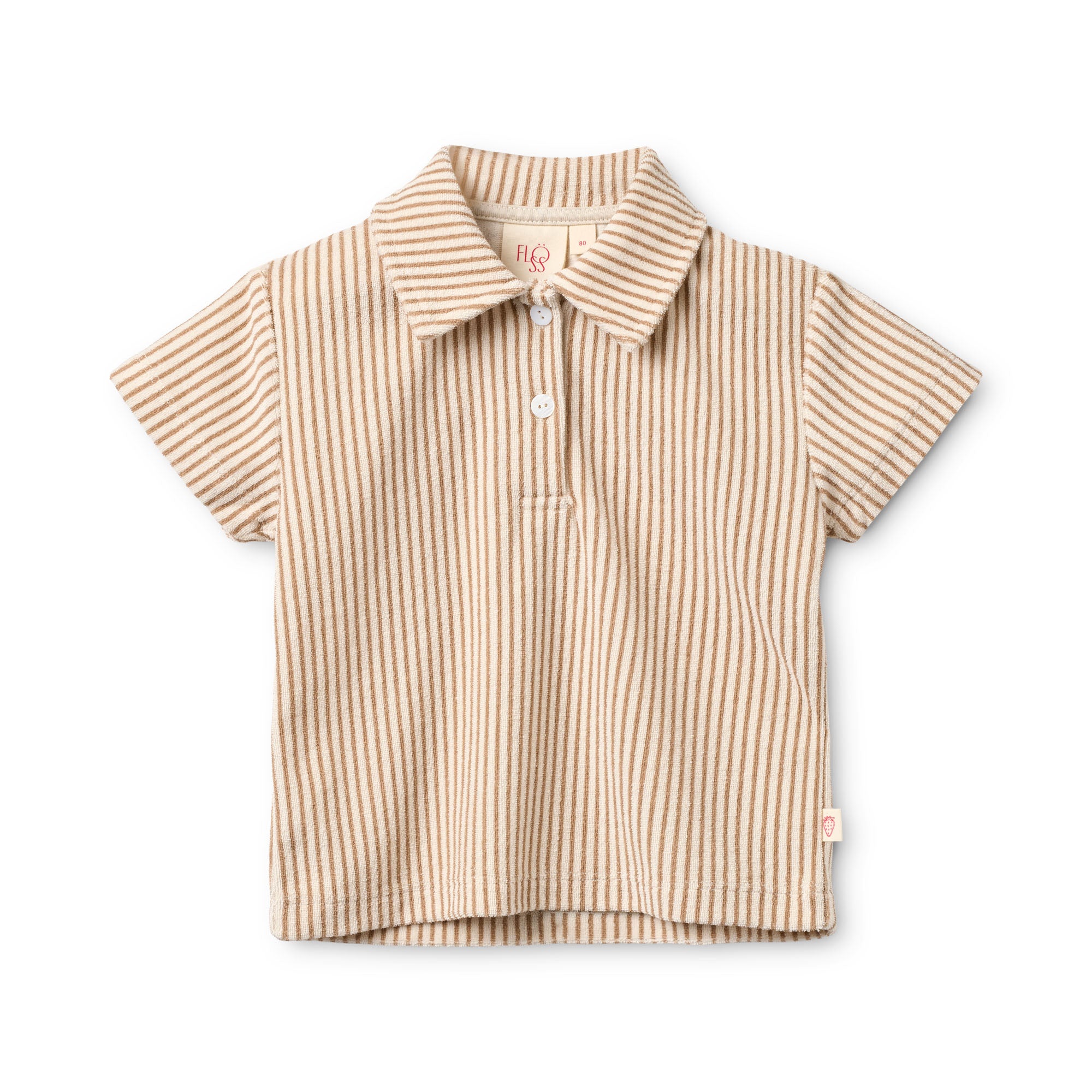 Flôss Nohr Light Brown Stripe Shirt