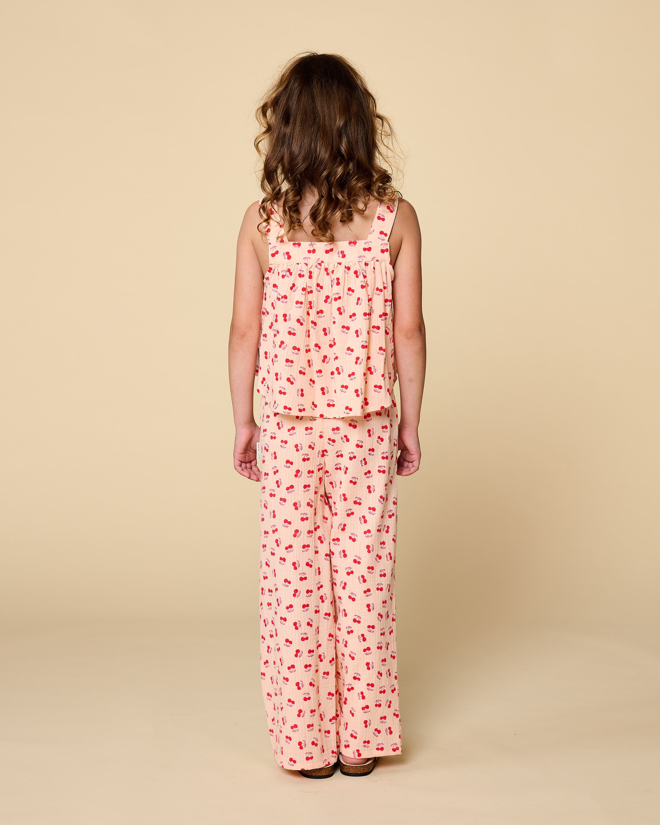 Petit Blush Summer Blouse Cherry AOP