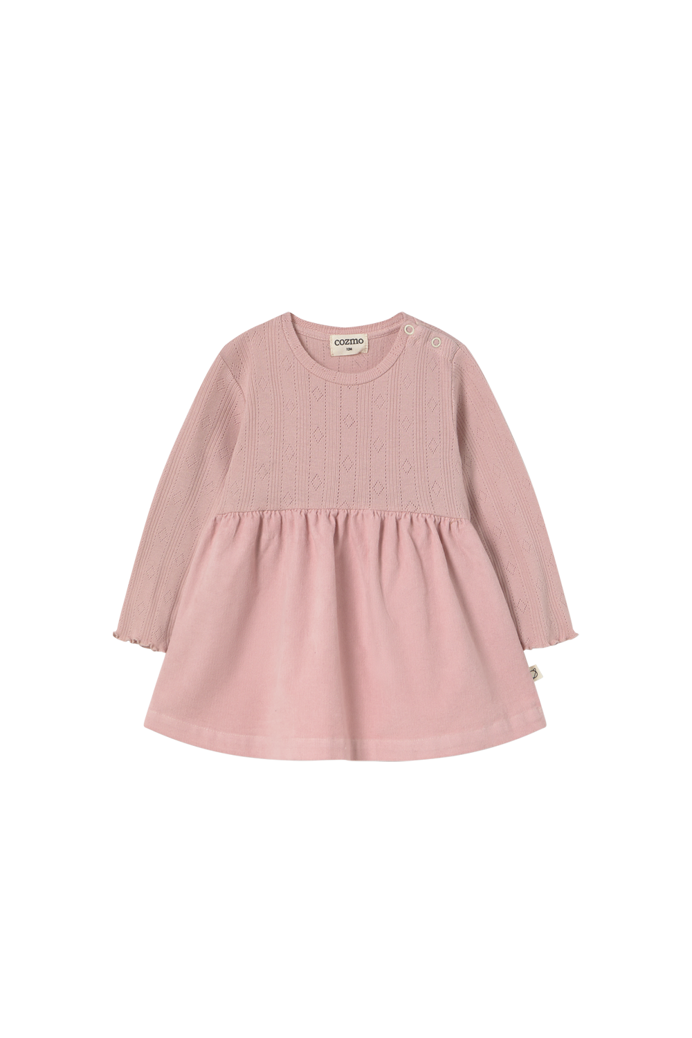 My Little Cozmo Pisa Silver Pink Baby Jurk