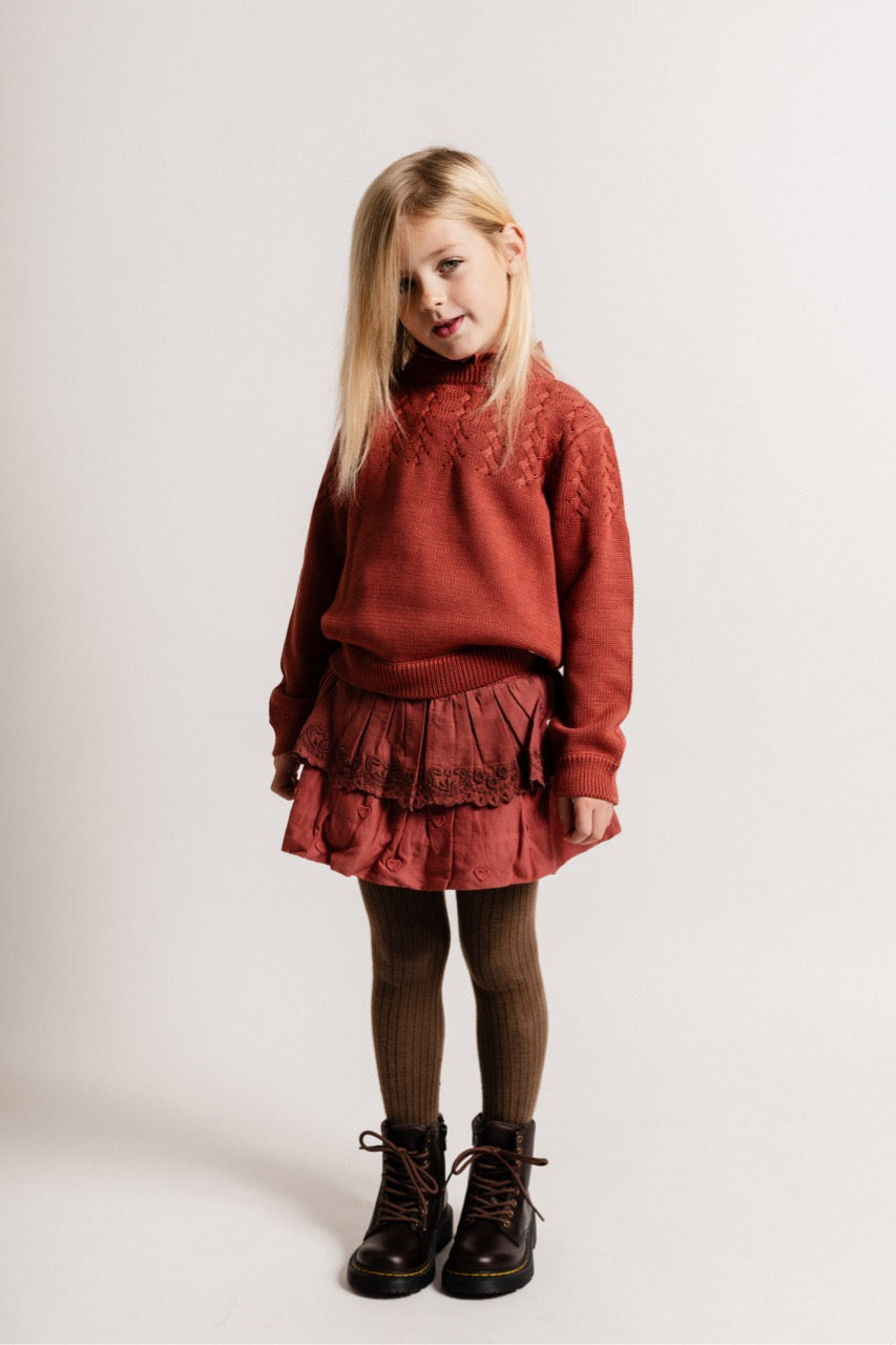 Baje Studio Paige Red Maroon Rok