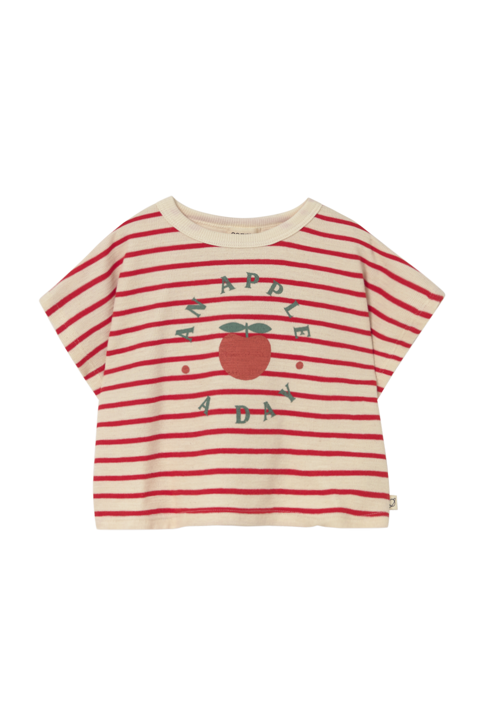 My Little Cozmo Selvak Striped Cotton Print T-shirt