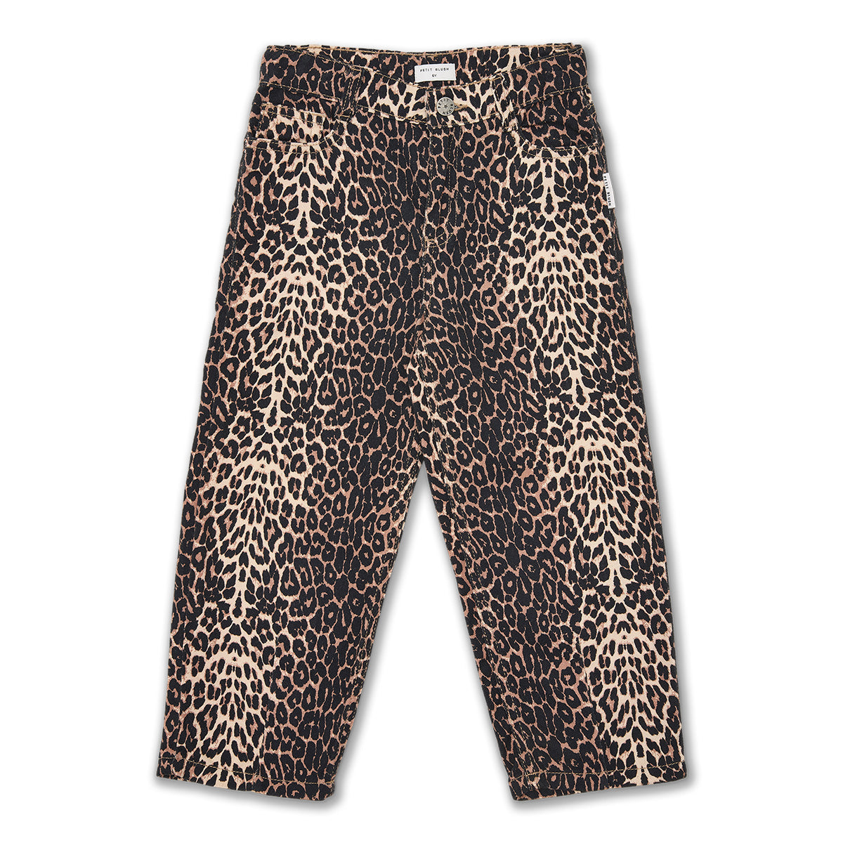 Petit Blush Ballon Fit Jeans Leopard AOP