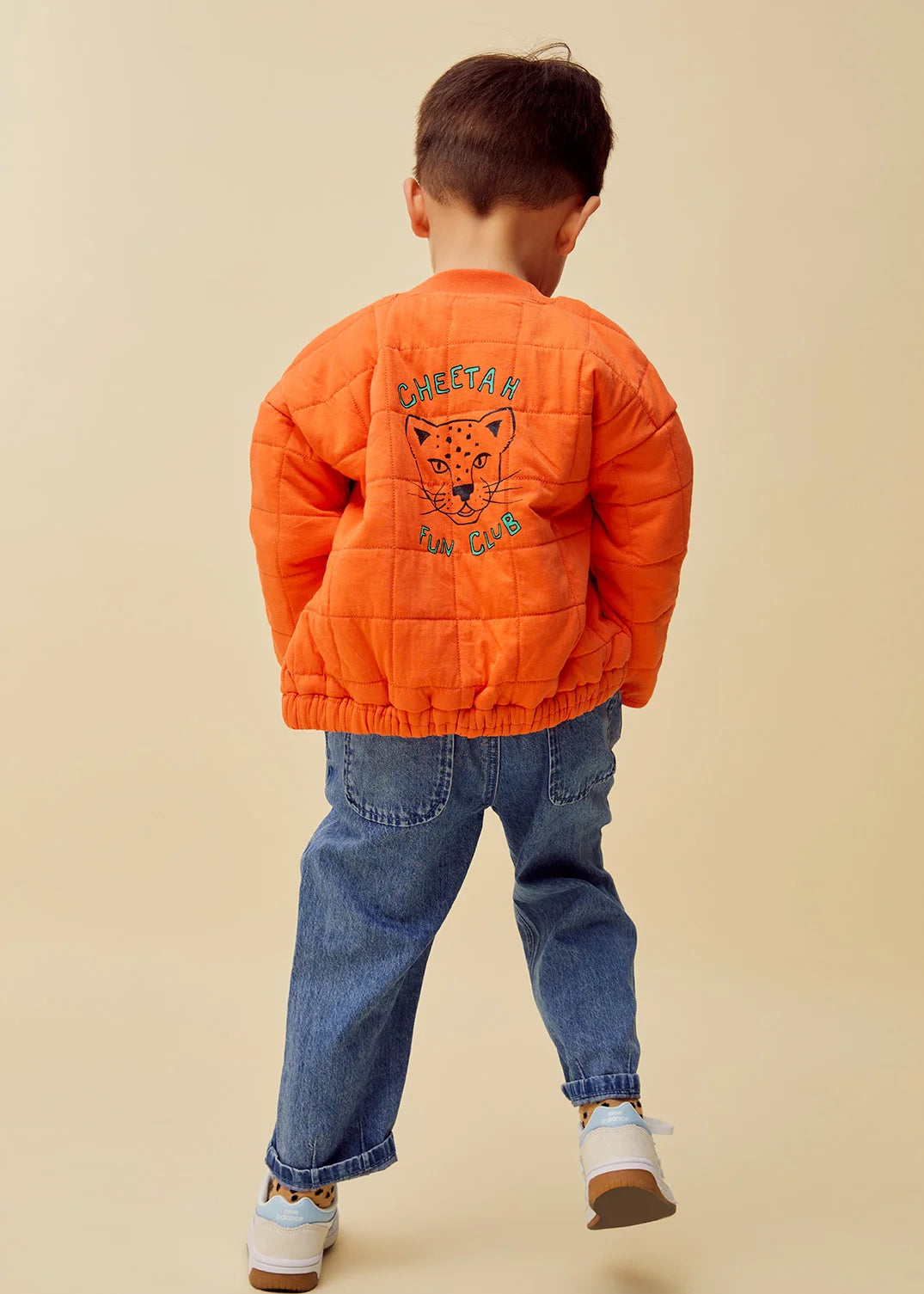 Sproet & Sprout Quilted Cheetah Jacket