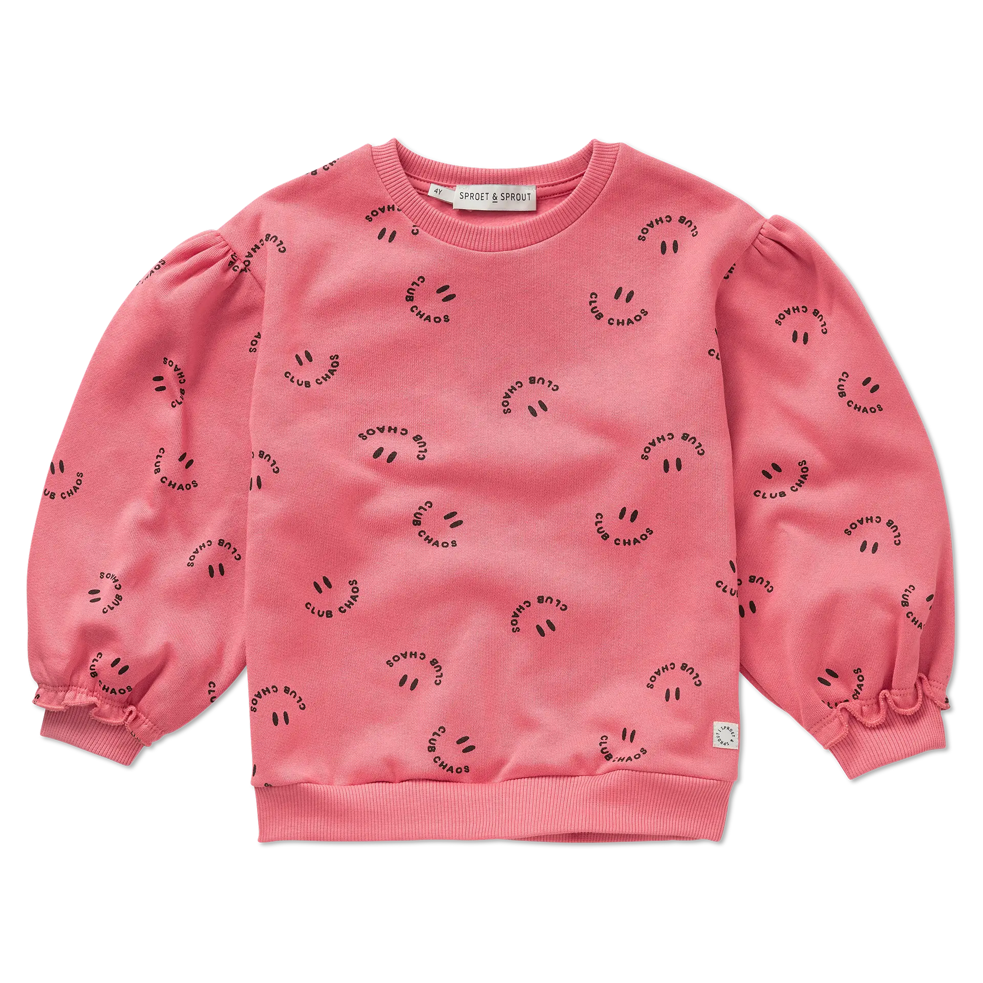 Sproet & Sprout Sweatshirt Club Chaos Print Pink