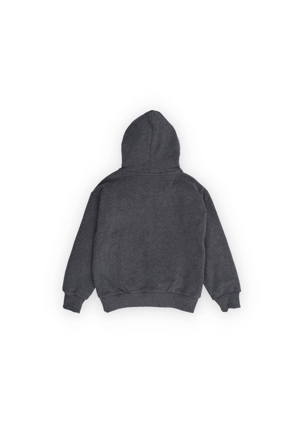 The New Society Logo Hood Sweatshirt Galactic Grey Melange