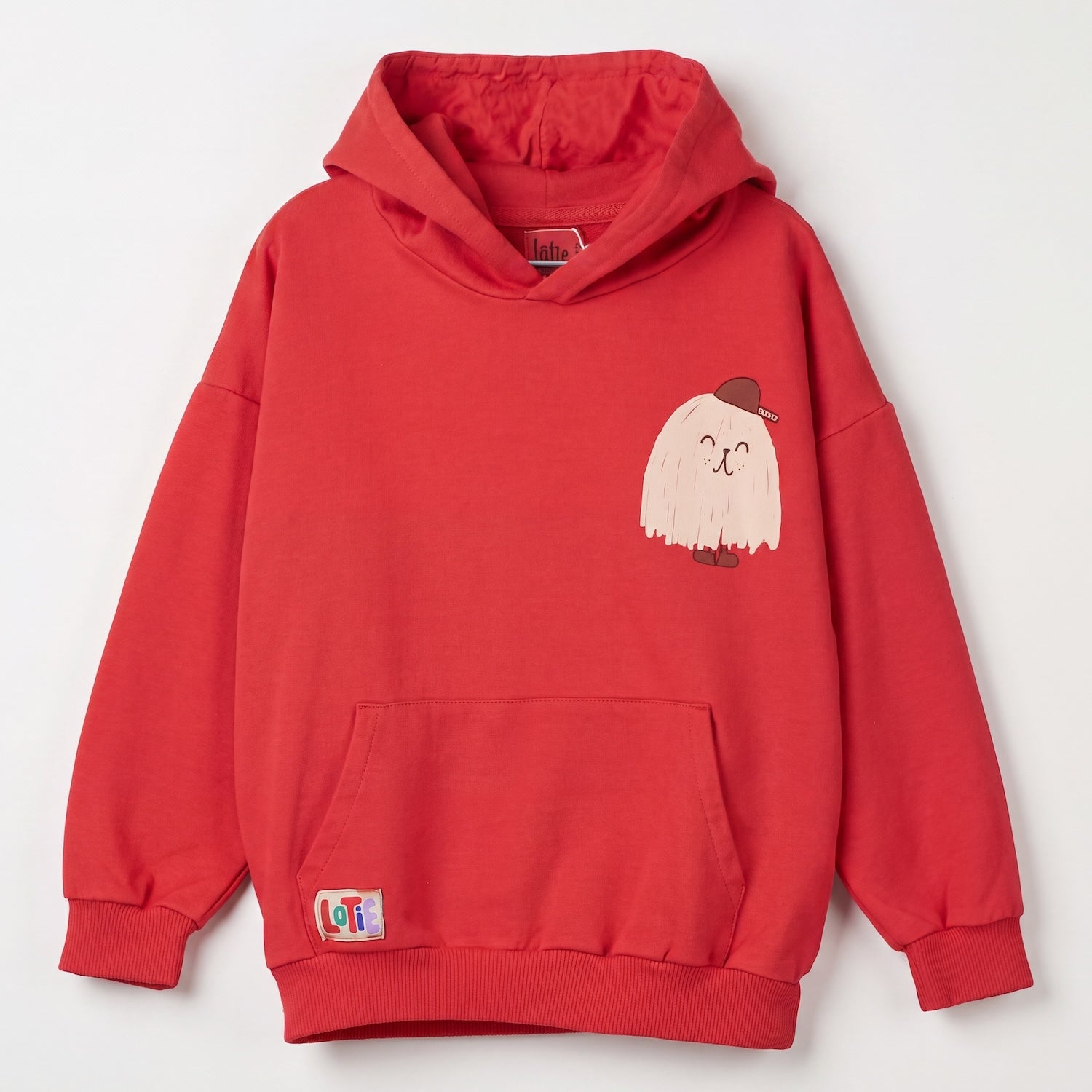 Lötiekids Sweatshirt Small Good Monster Red