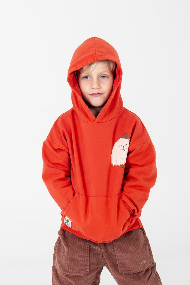 Lötiekids Sweatshirt Small Good Monster Red