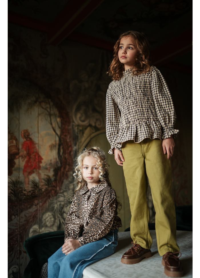 Petit Blush Ballon Fit Jeans Khaki