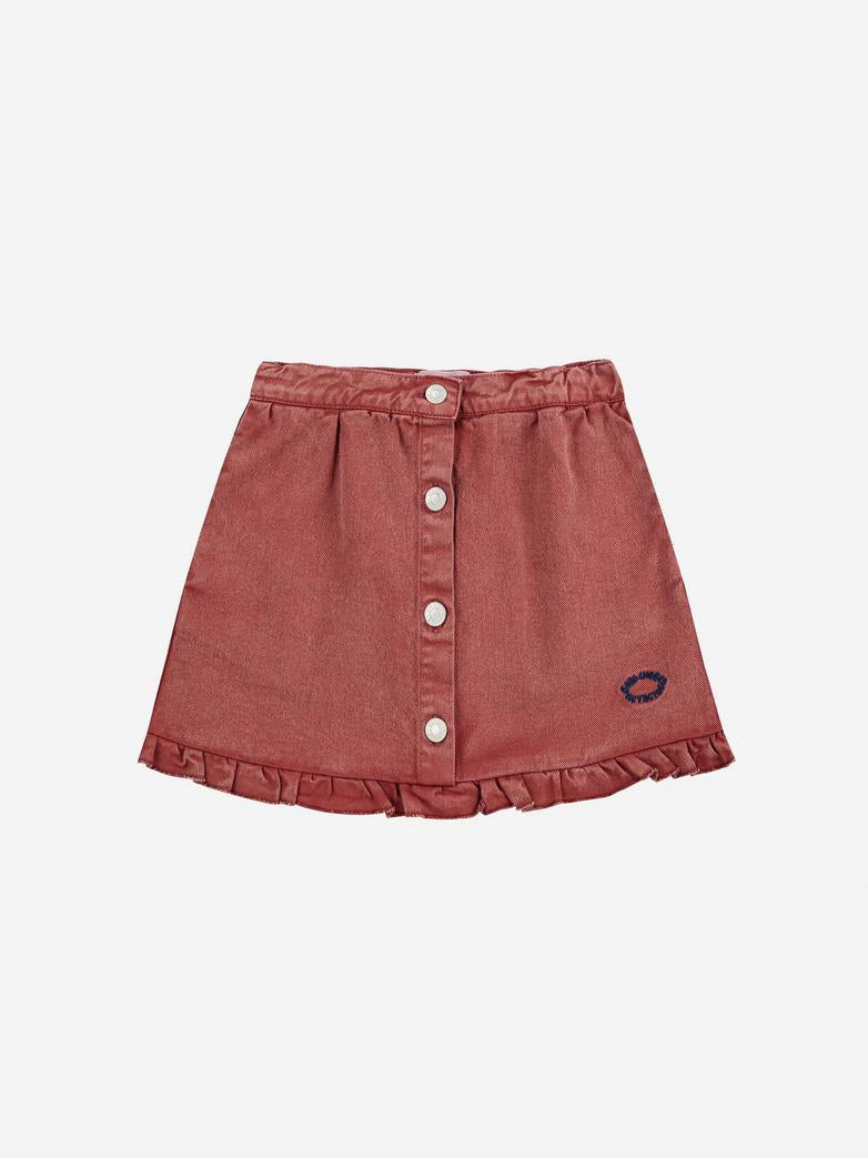 Bobo Choses TicTac Toe Ruffled Skirt