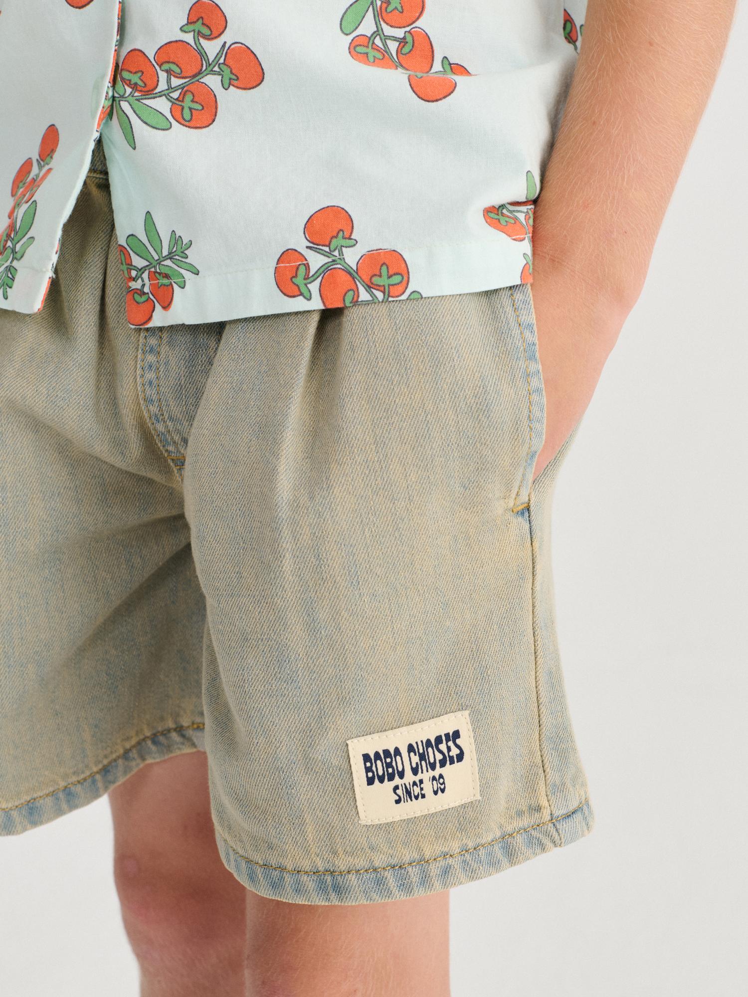 Bobo Choses Since 09 Denim Bermuda Shorts