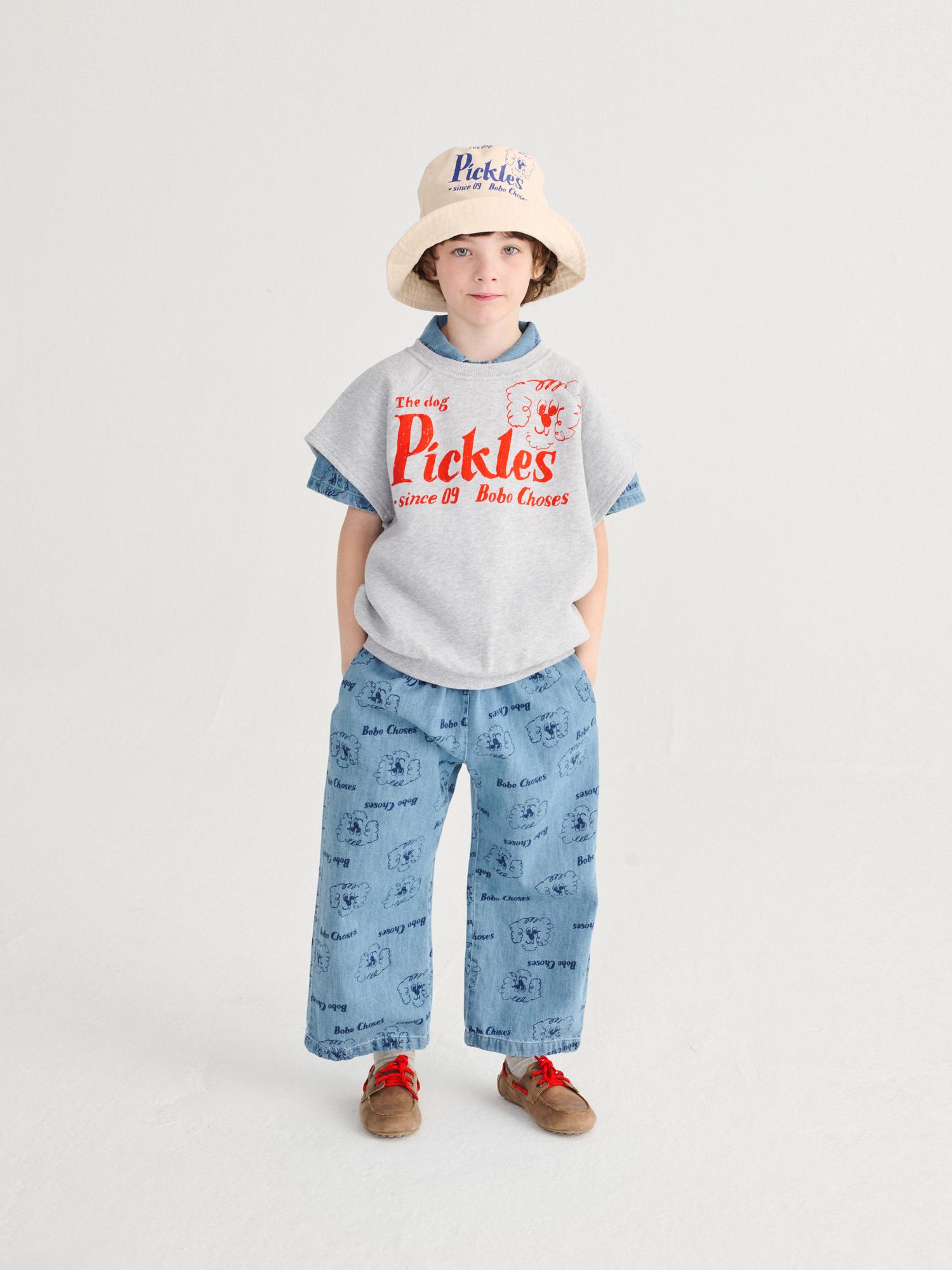 Bobo Choses Pickles The Dog Sleeveless Sweatshirt